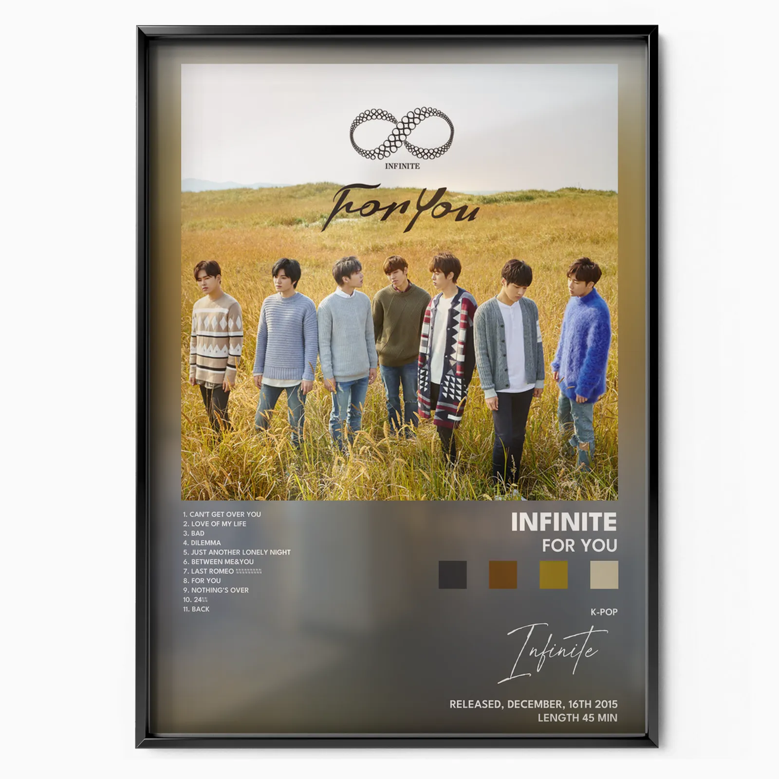 infinite For You poster, museum grade matte print