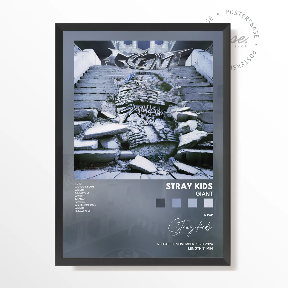 stray kids GIANT poster, museum grade matte print