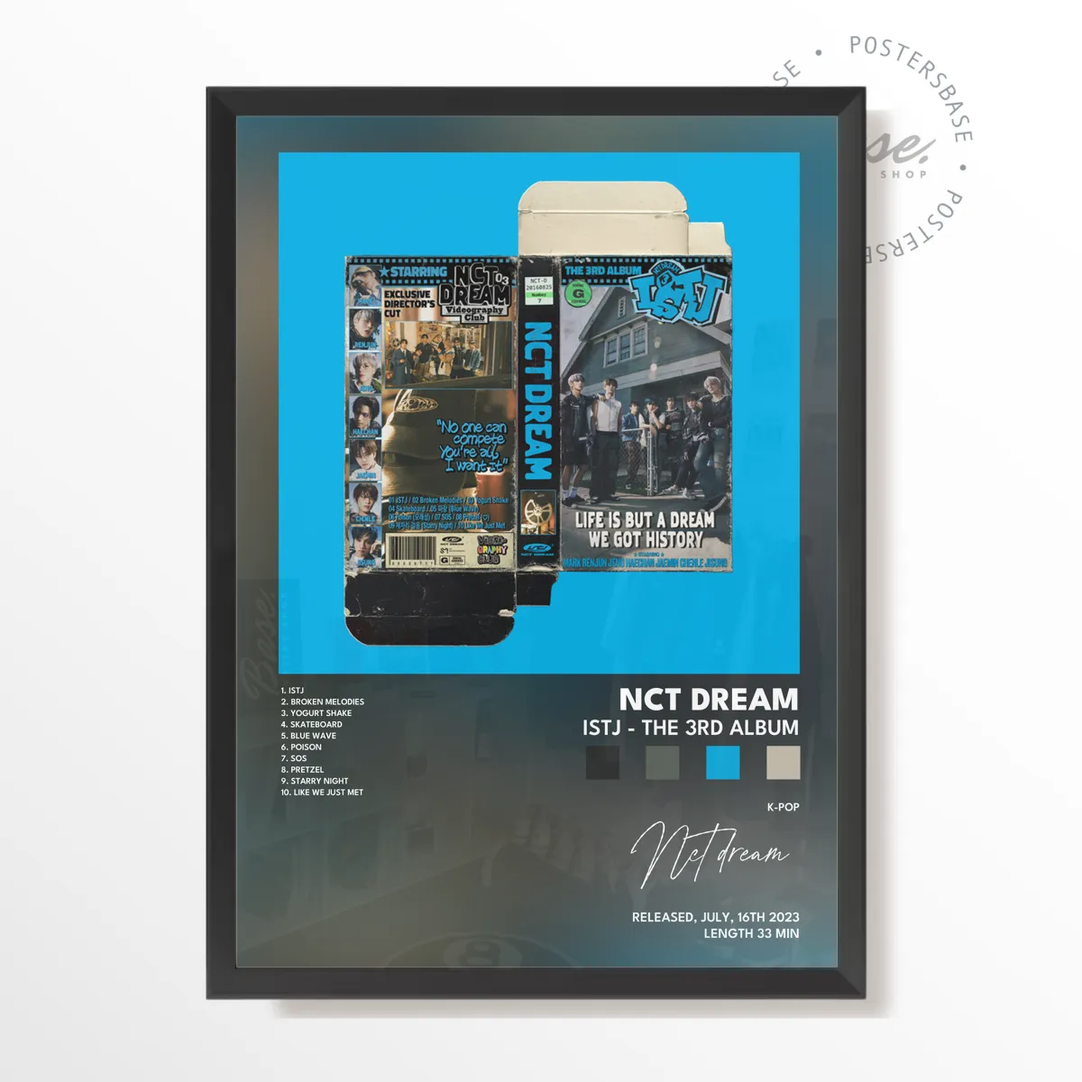 nct dream ISTJ The 3rd Album poster, museum grade matte print