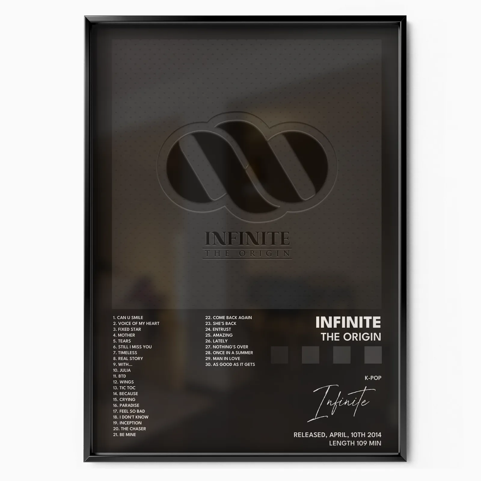 infinite The Origin poster, museum grade matte print