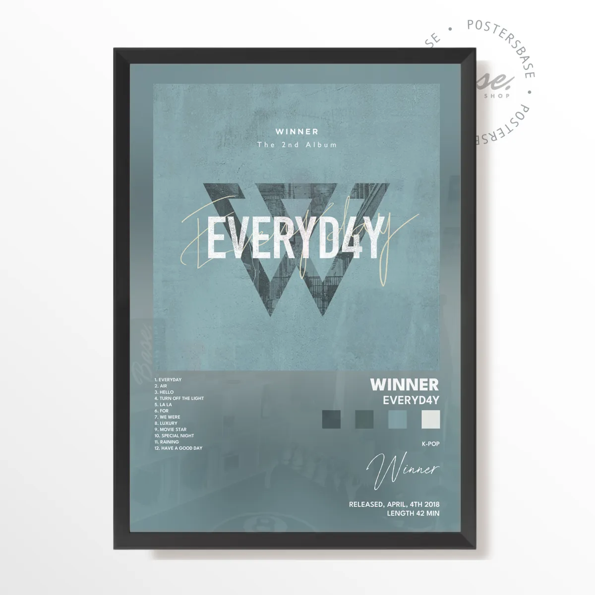 winner EVERYD4Y poster, museum grade matte print