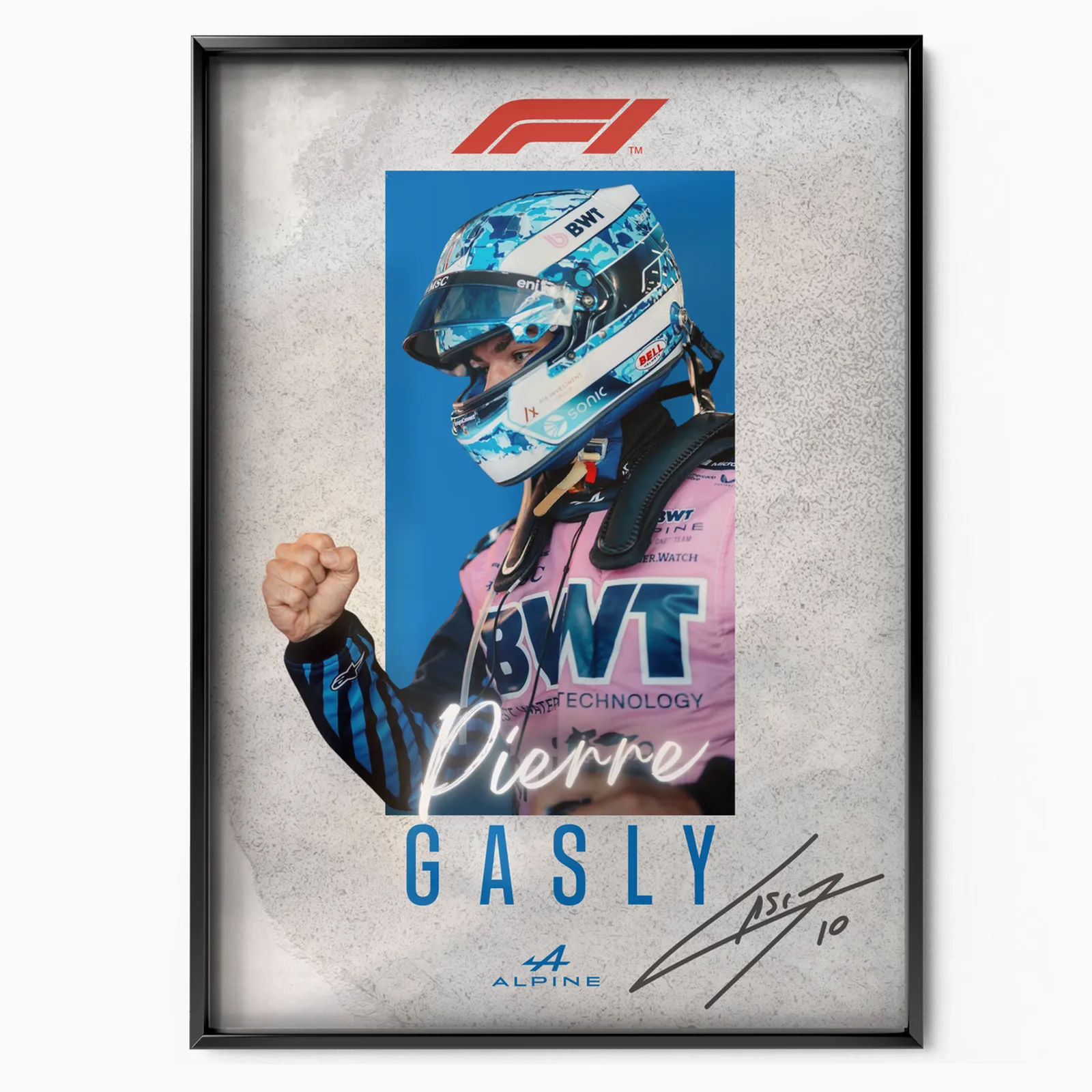 Pierre Gasly X Alpine Original 2025 poster