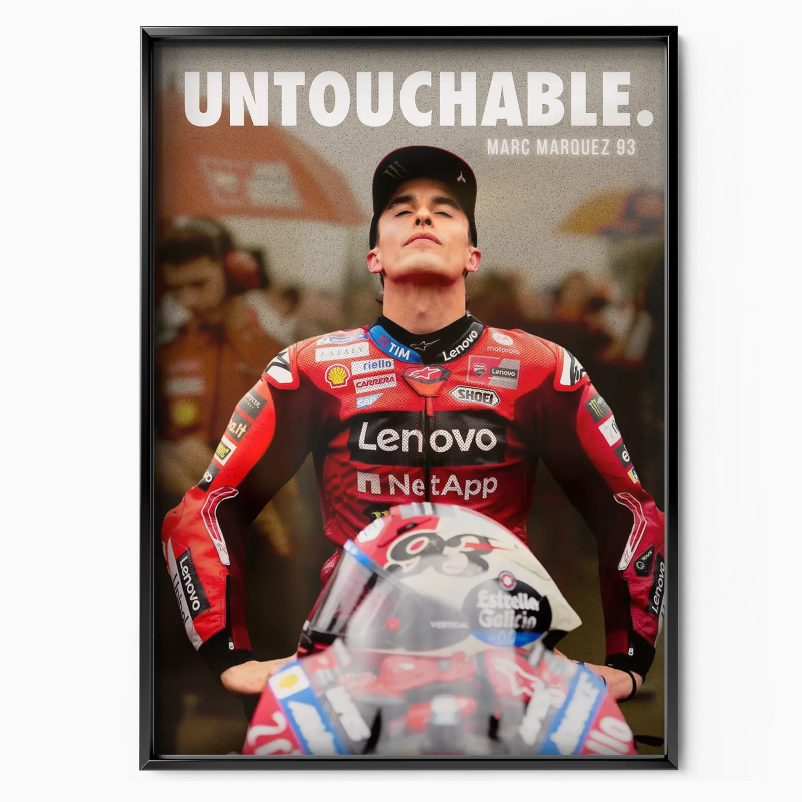 Marc Marquez 'untouchable' 2025 poster