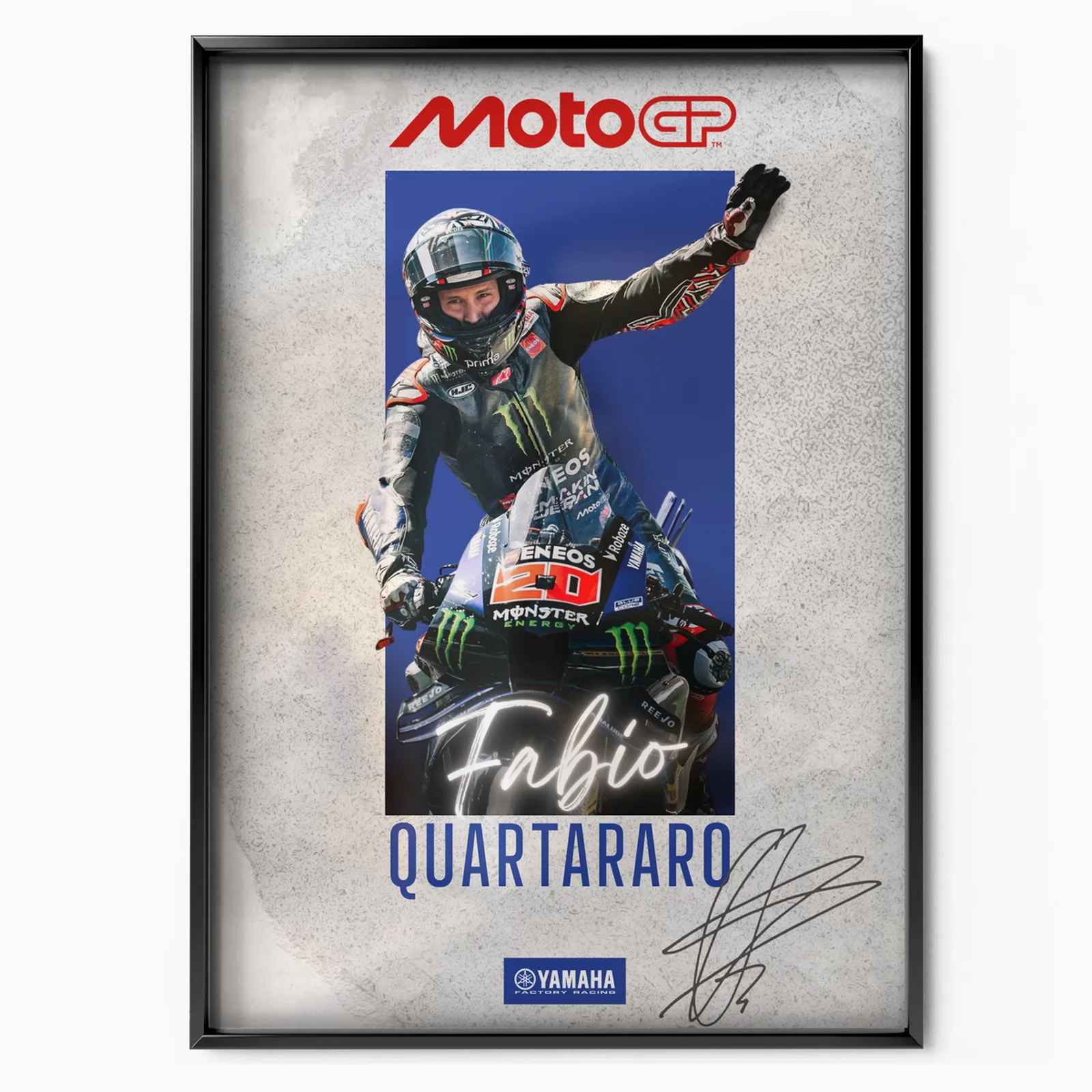Fabio Quartararo X Yamaha Original 2025 poster