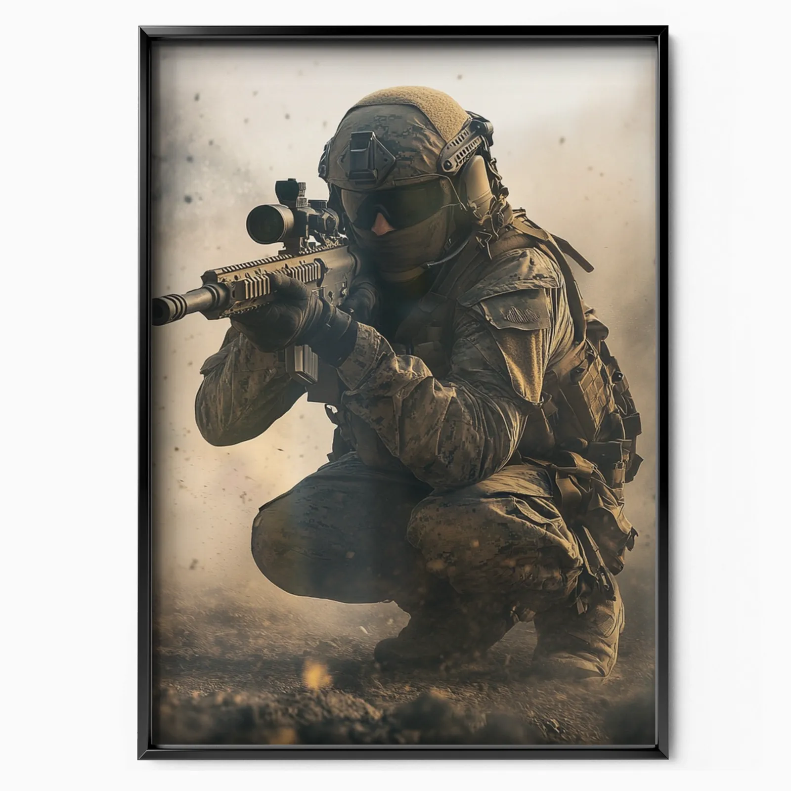 Call Of Duty – Desert Sniper Ambush poster, museum grade matte print