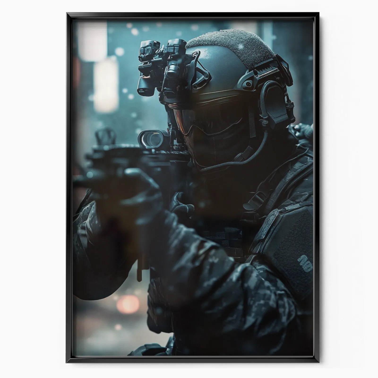 Call Of Duty – Night Ops Commando poster, museum grade matte print