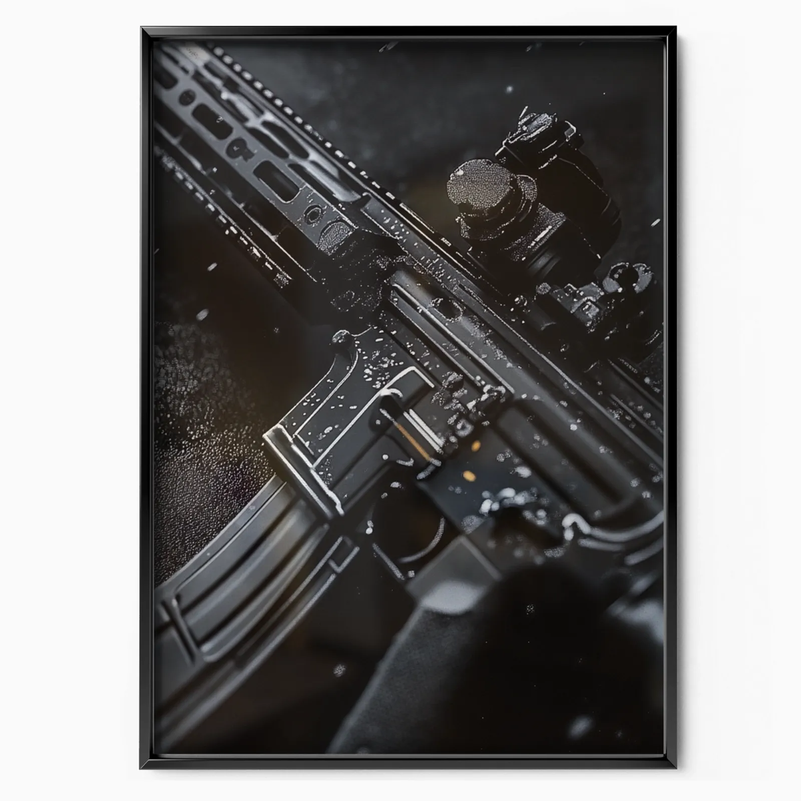 Call Of Duty – Black Rifle Close Up poster, museum grade matte print
