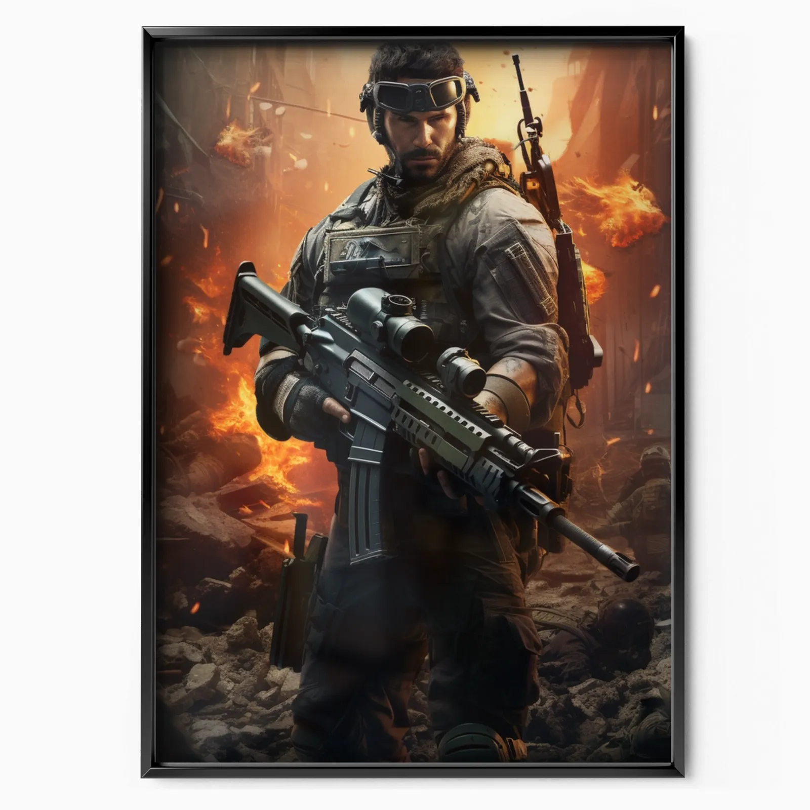 Call Of Duty – Modern Warrior Standoff poster, museum grade matte print