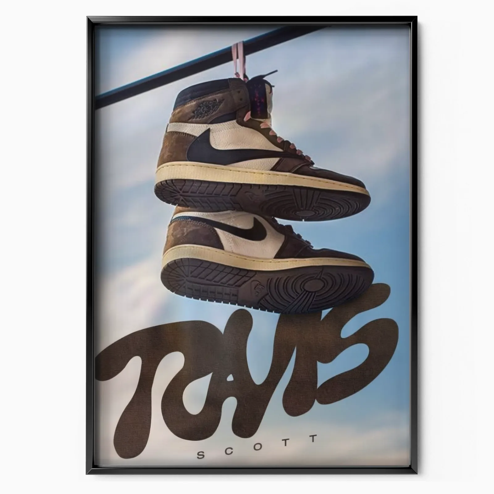 Travis Scott Sneakers poster, museum grade matte print