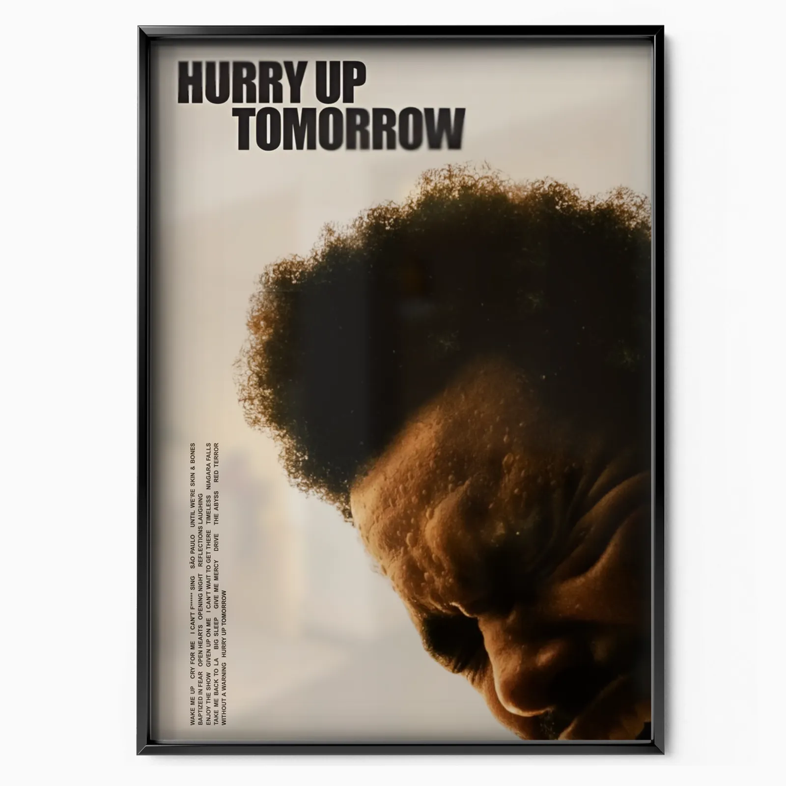 Hurry Up Tomorrow poster