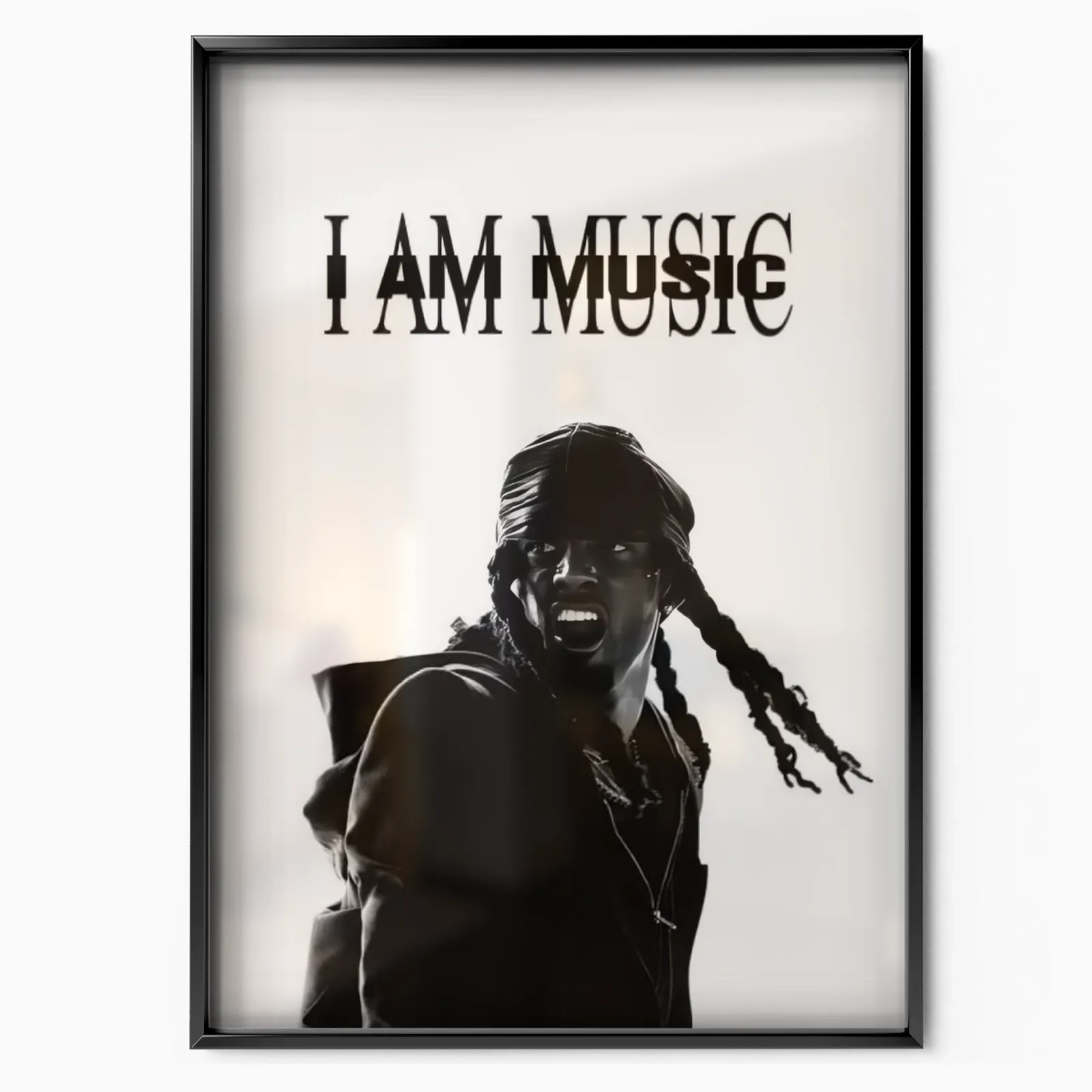 Playboi Carti X I Am Music poster, museum grade matte print