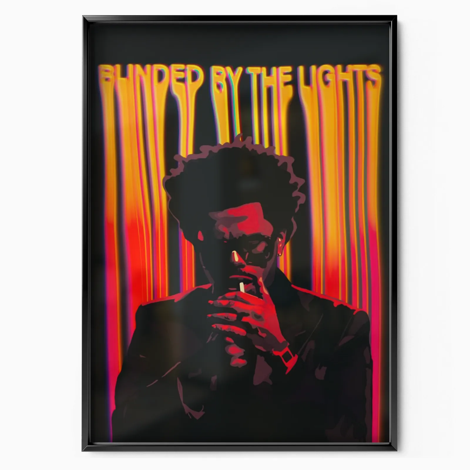The Weeknd Blinded By The Lights poster, museum grade matte print