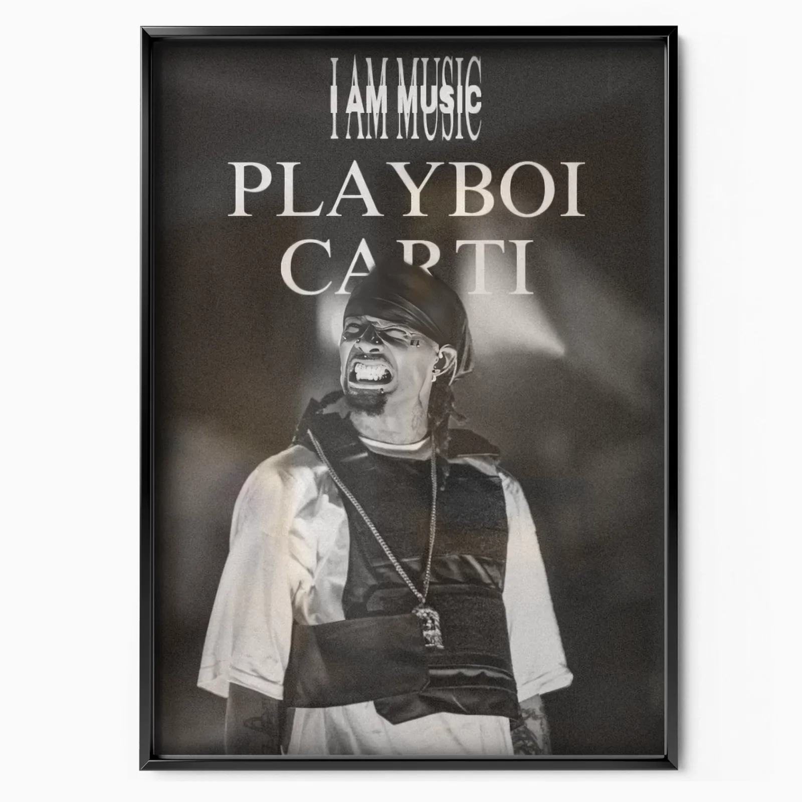 Playboi Carti 'i Am Music' Concert poster, museum grade matte print
