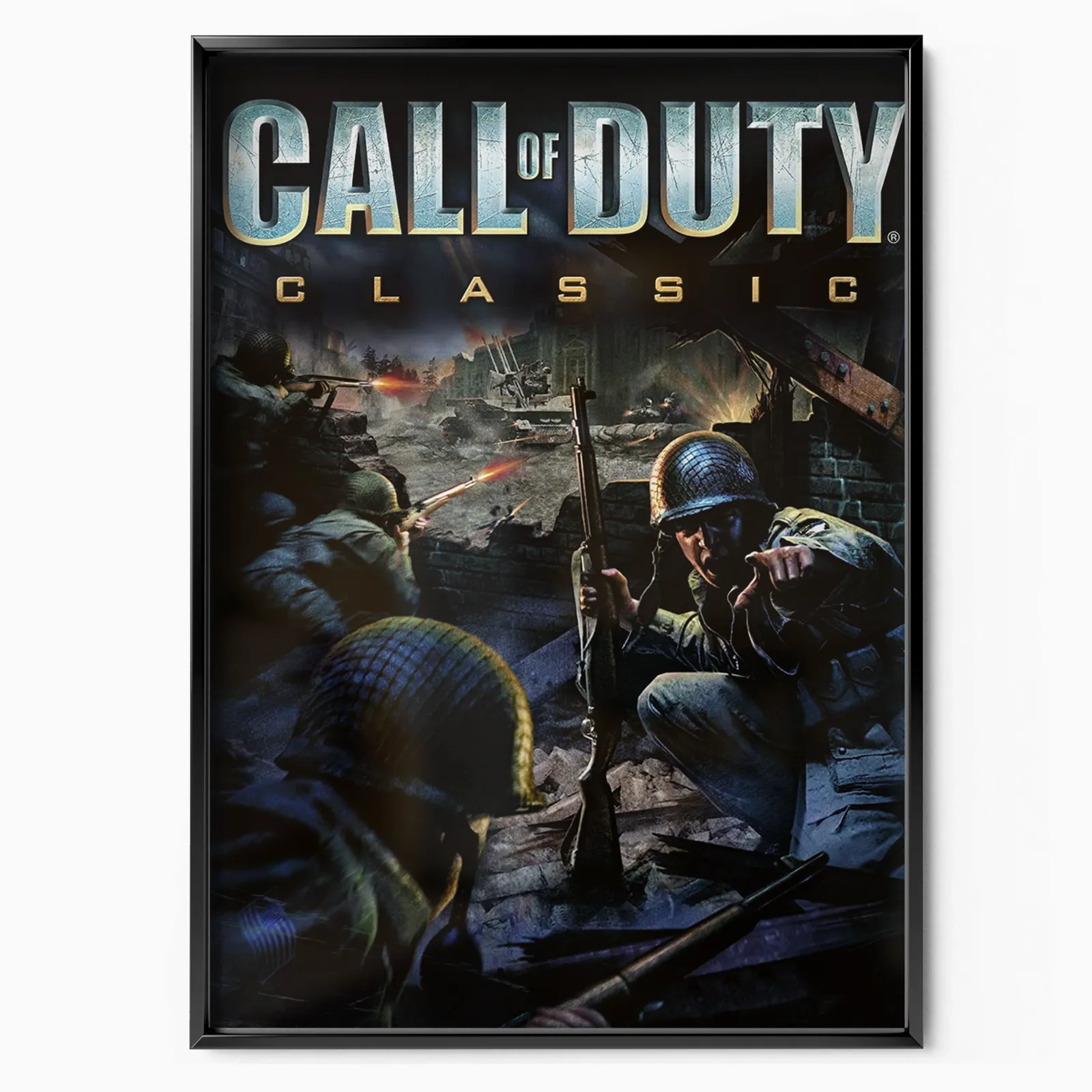 Call Of Duty Classic (2009) poster, museum grade matte print