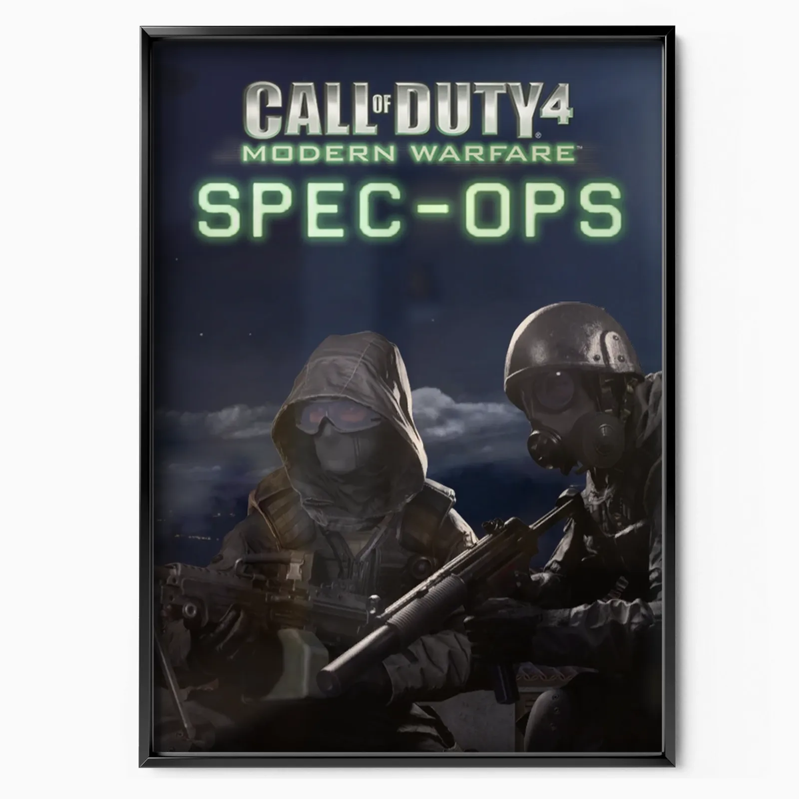 Call Of Duty 4 Spec Ops (2019) poster, museum grade matte print