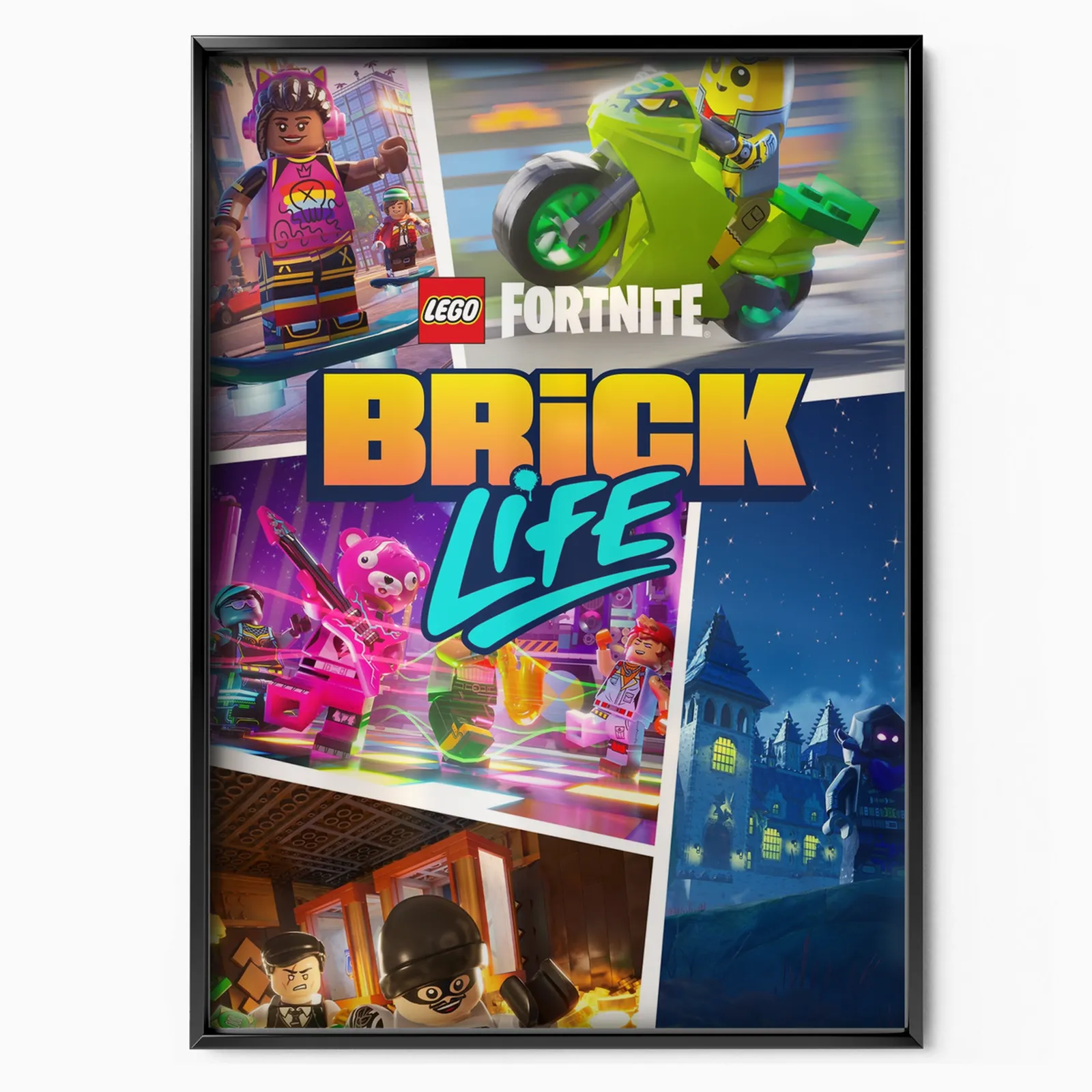 Lego Fortnite Brick Life poster