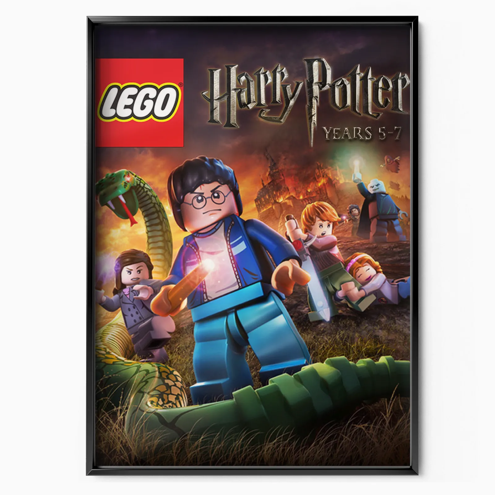 Lego Harry Potter Years 5 7 (2011) poster, museum grade matte print