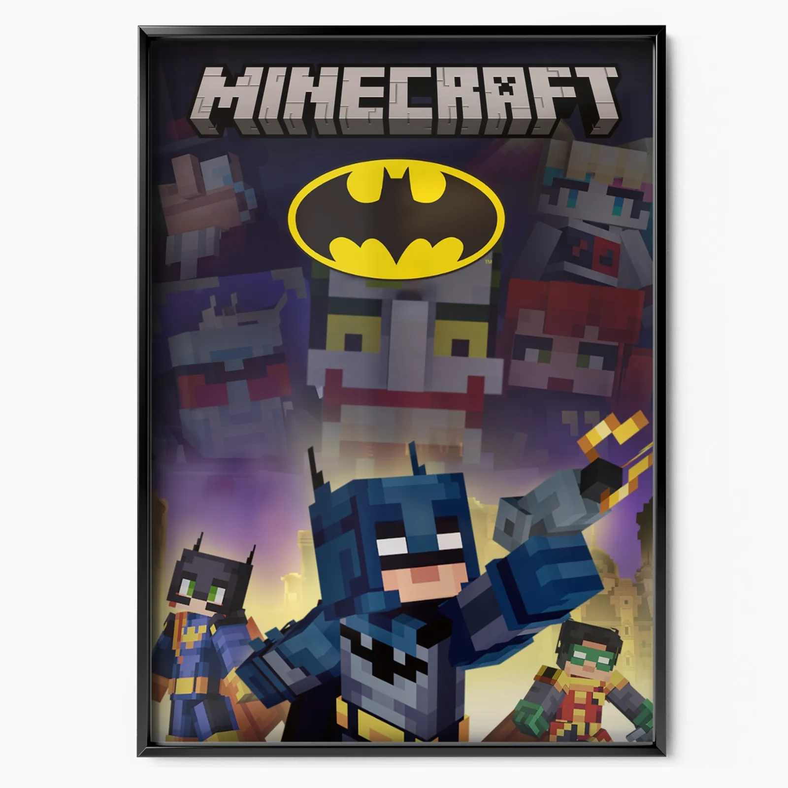 Minecraft Batman (2022) poster