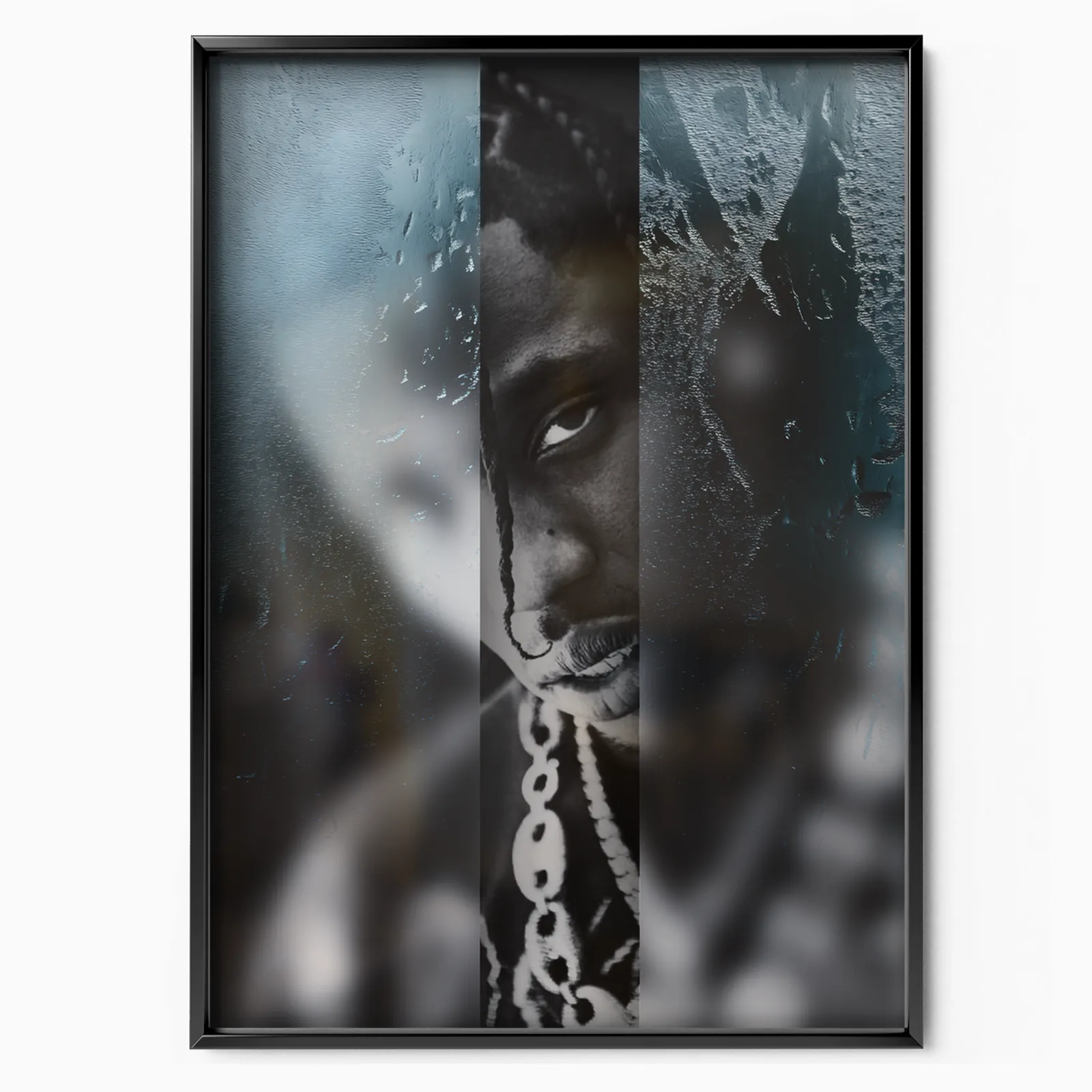 Travis Scott Midnight Portrait poster, museum grade matte print