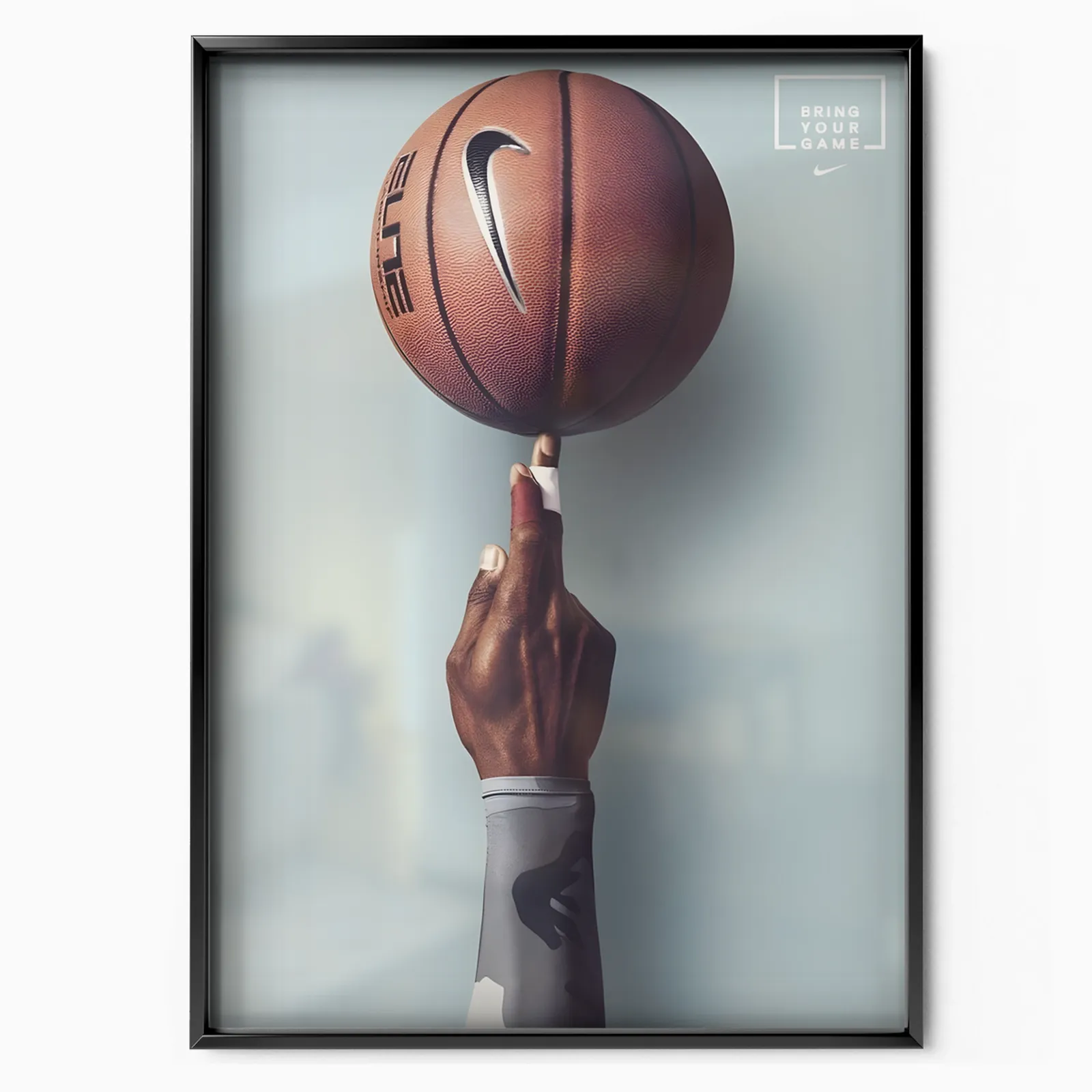 Basketball Spin “bring Your Game” poster