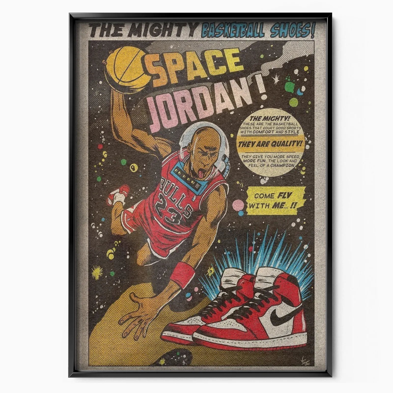 Space Jump Comic poster