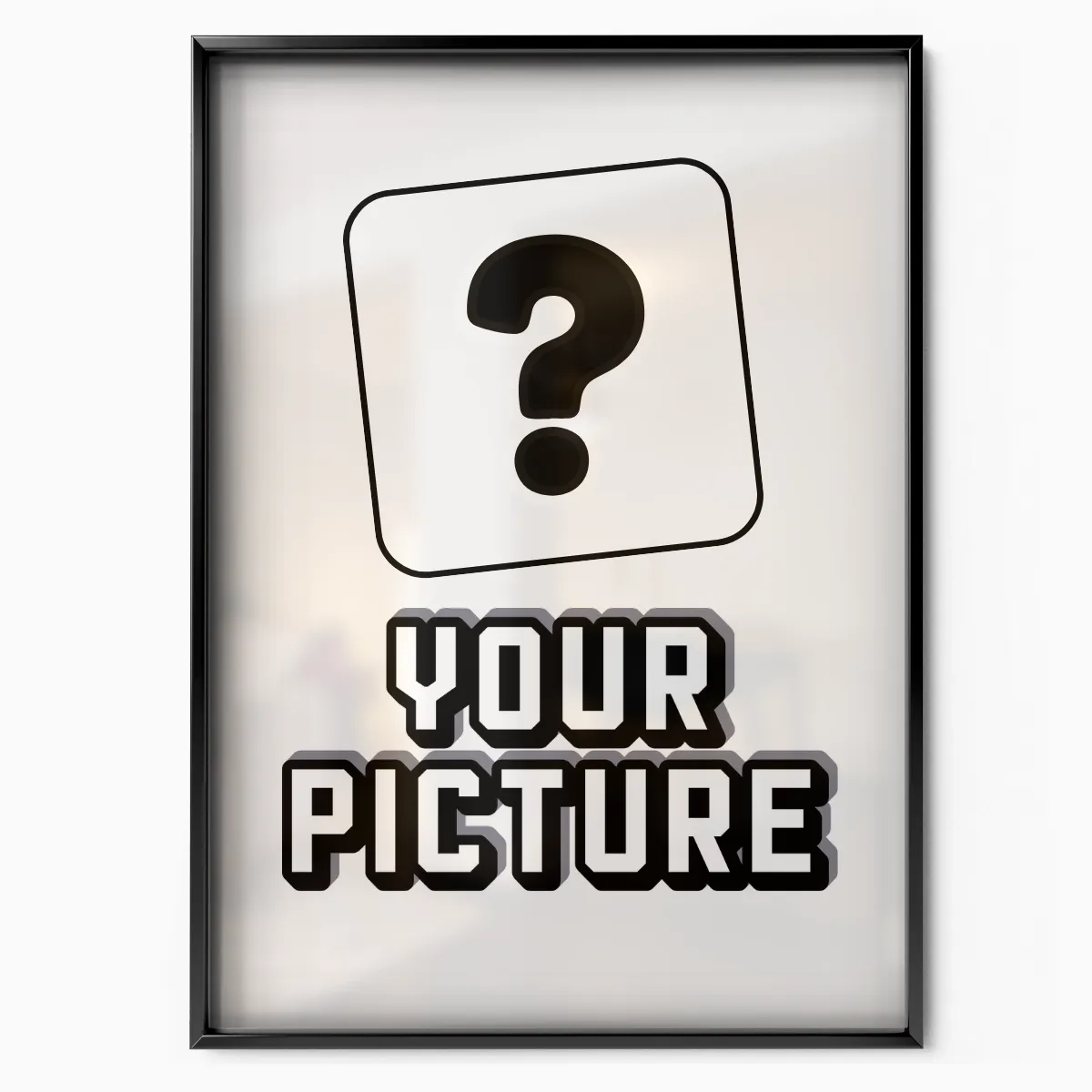YOUR POSTER HERE ( 100% Personalised ) poster, museum grade matte print