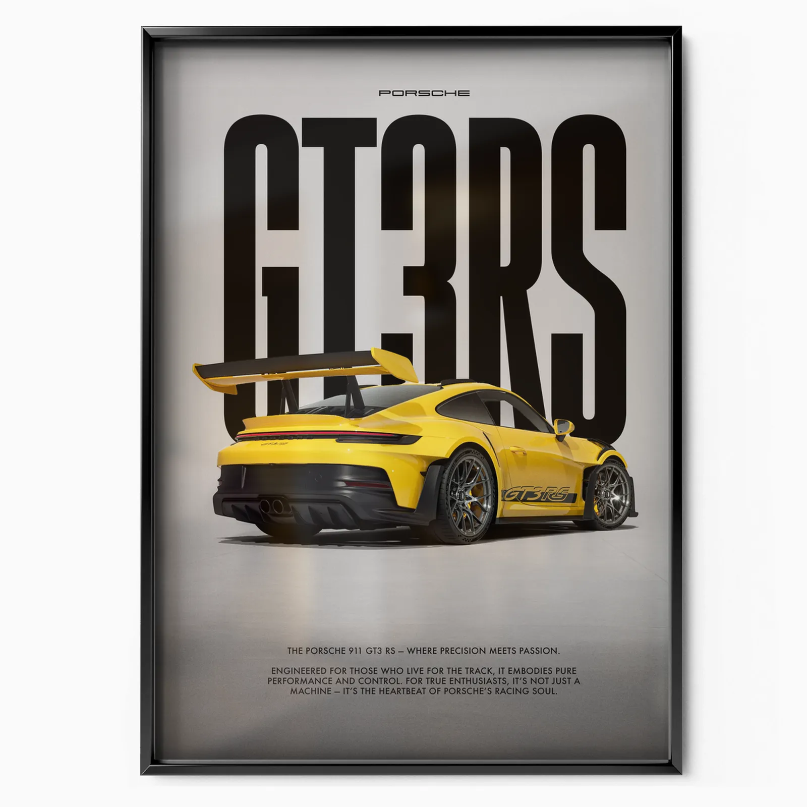 Porsche GT3RS x Angelo Stirbat poster