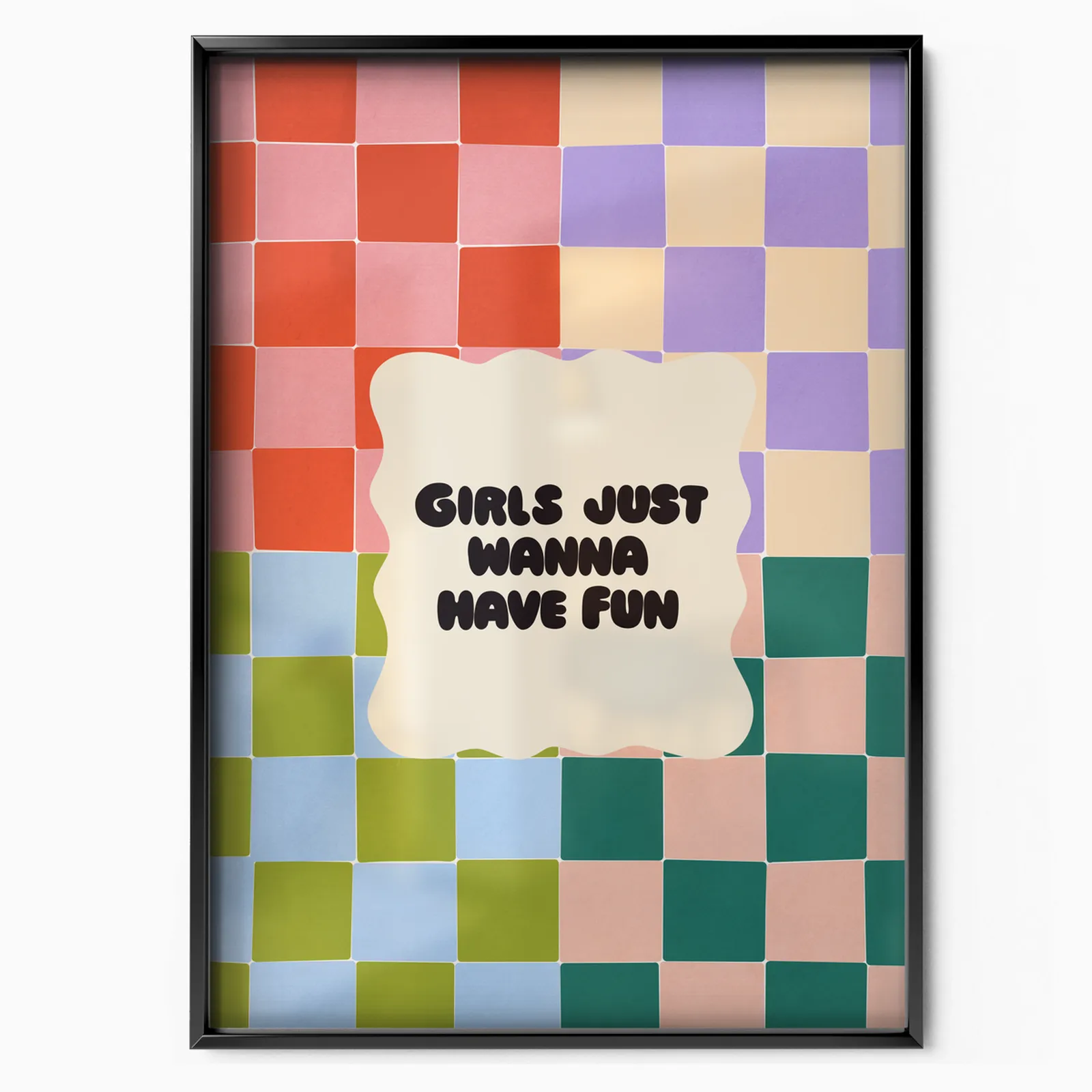 Girls Just Wanna Have Fun poster, museum grade matte print