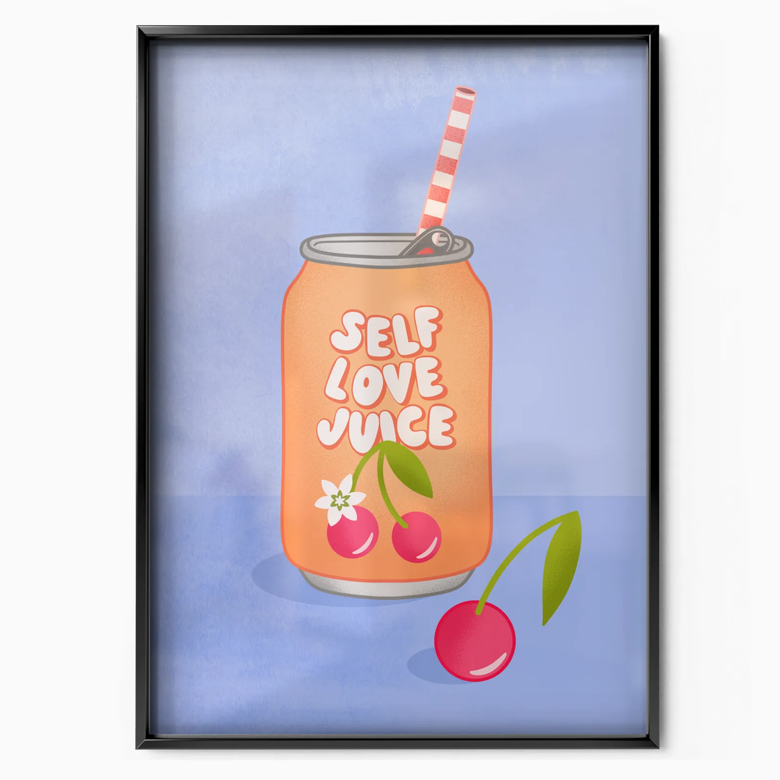 Self Love Juice poster, museum grade matte print