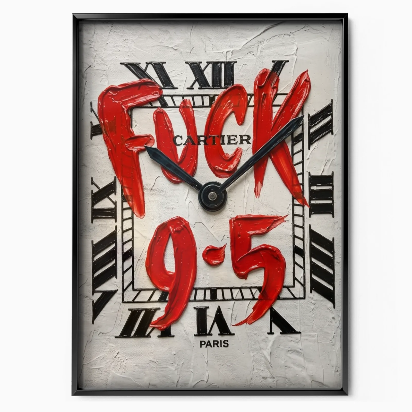 Fuck 9 5 poster, museum grade matte print