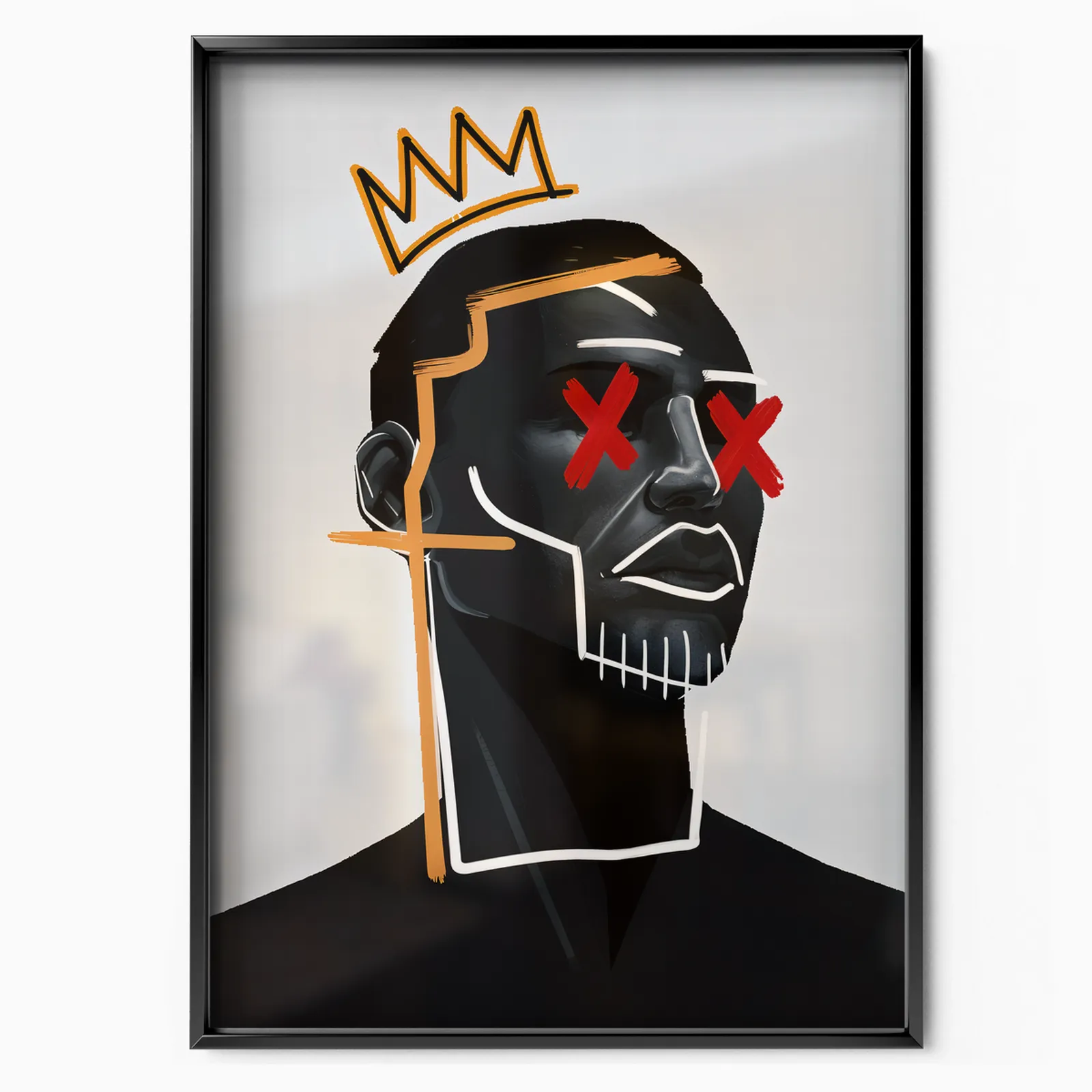 Crown X King poster, museum grade matte print