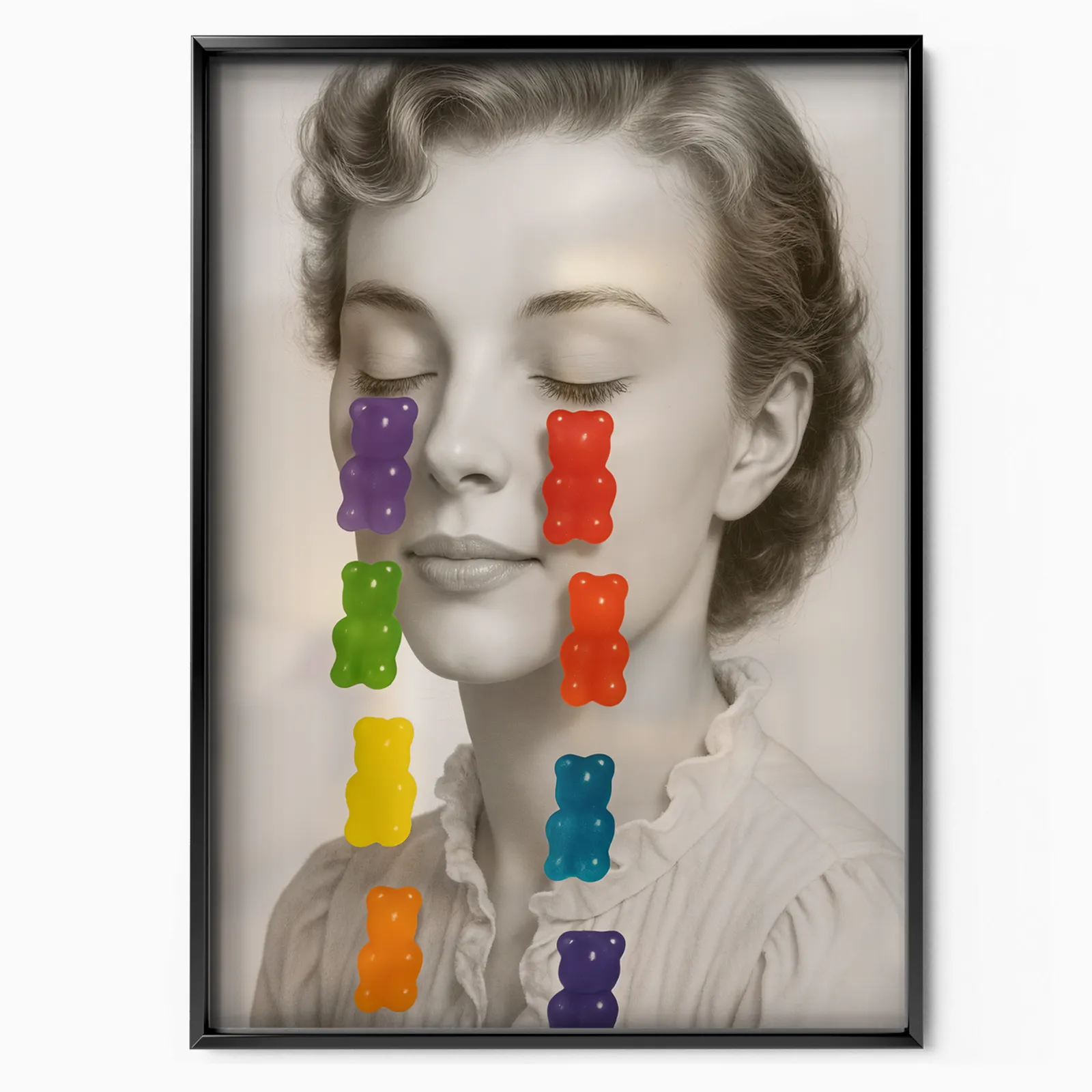 Gummy Bear Tears poster, museum grade matte print