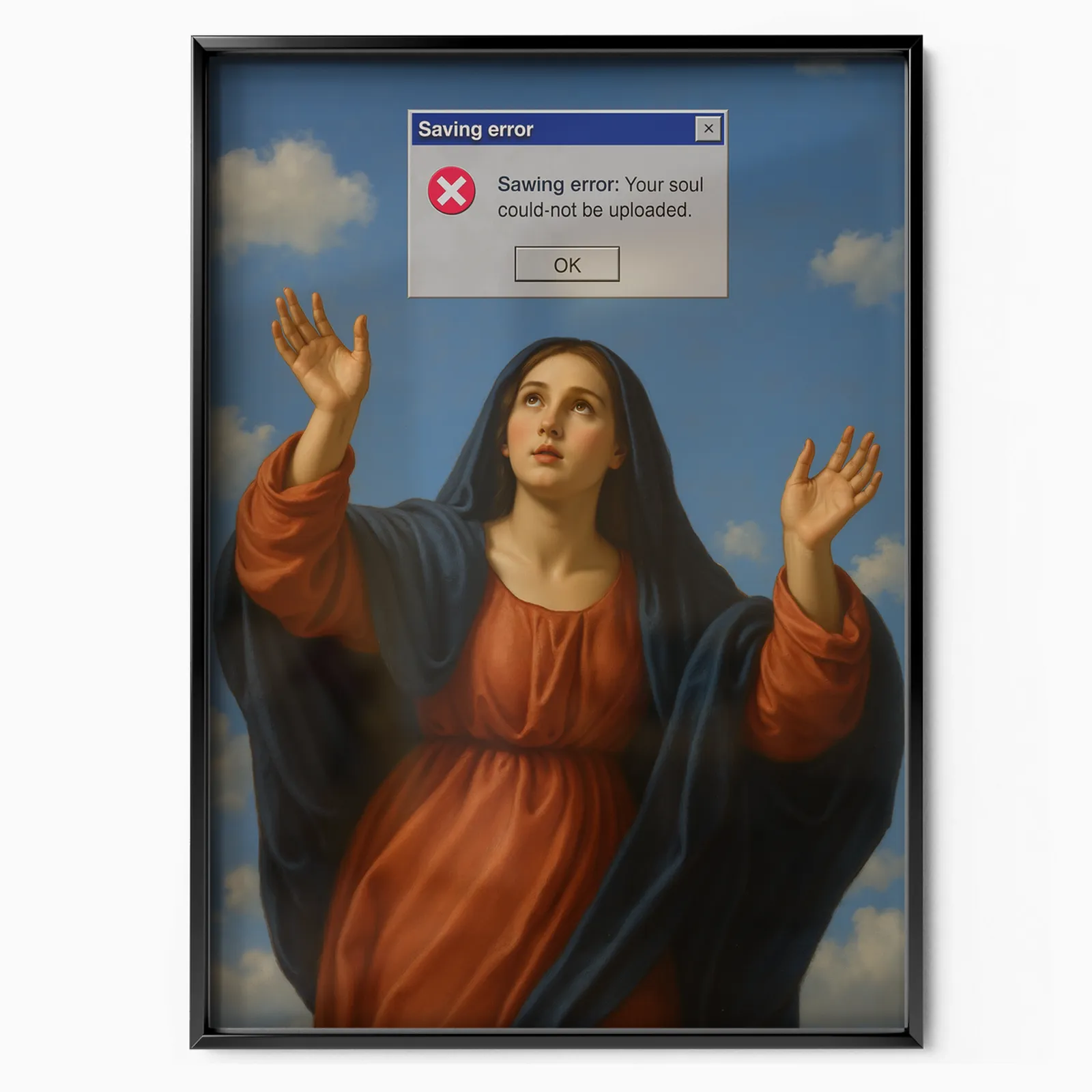 Saving Error poster, museum grade matte print