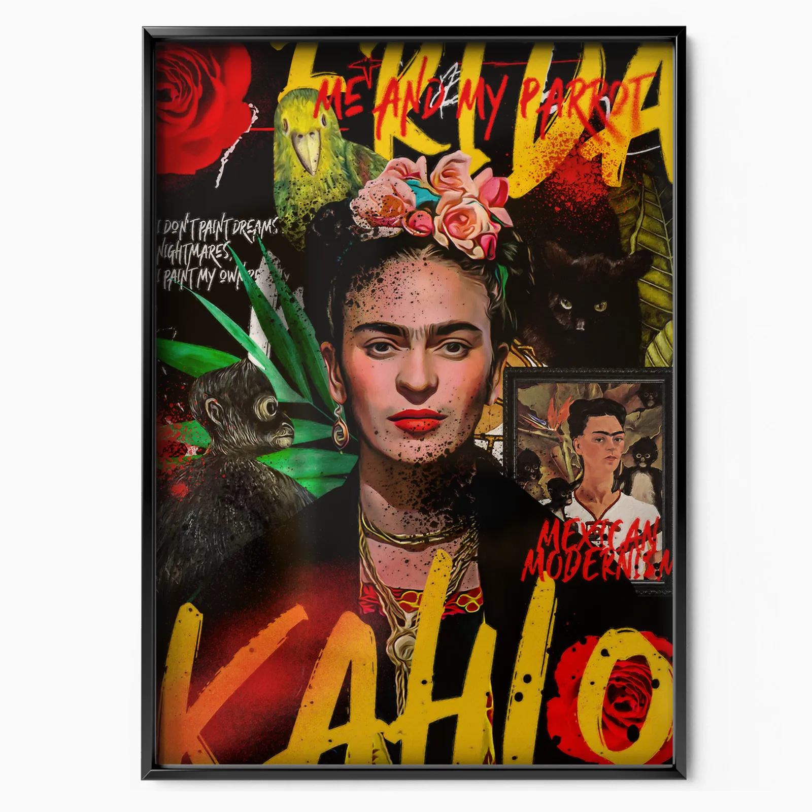 Frida poster, museum grade matte print