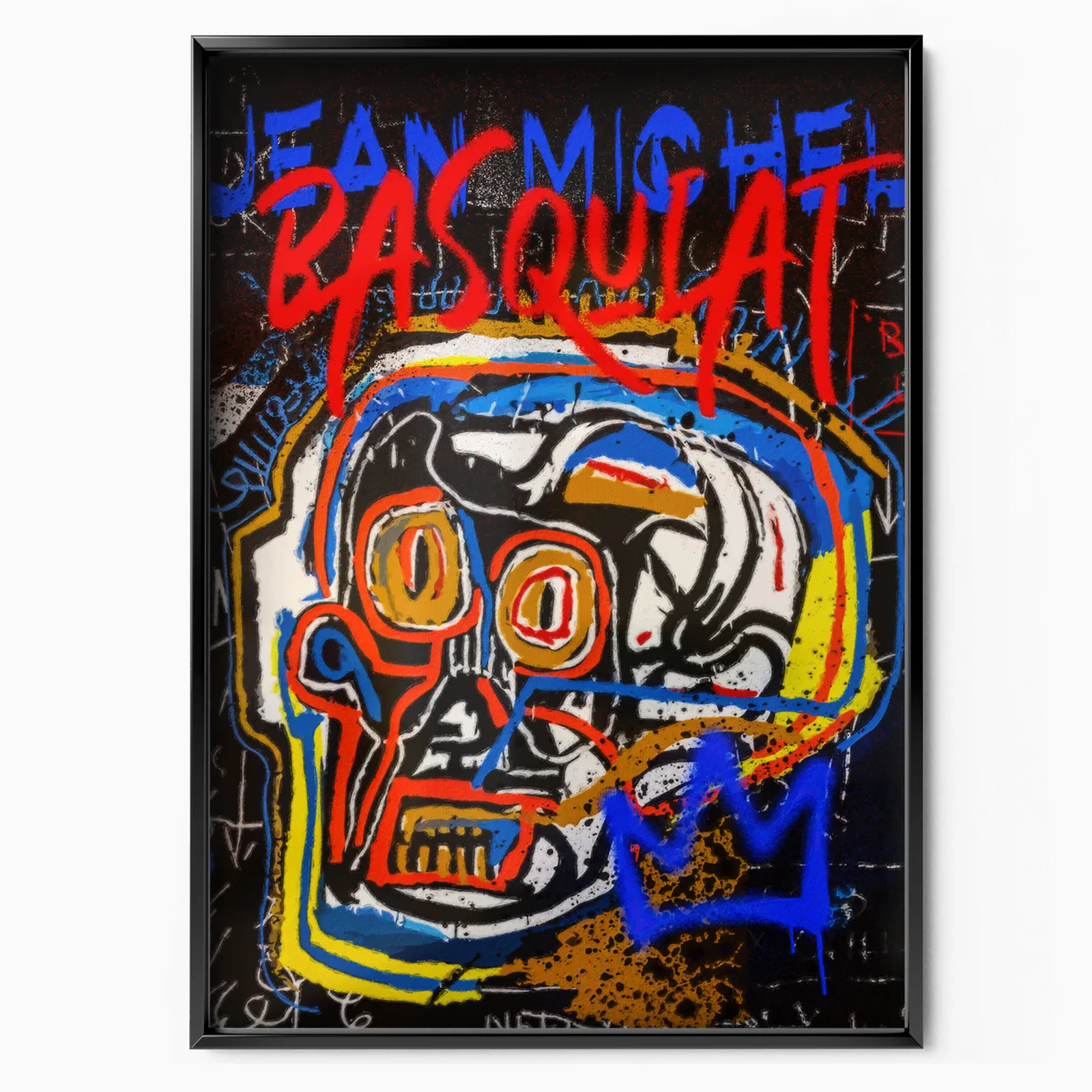 Graffiti Head poster, museum grade matte print