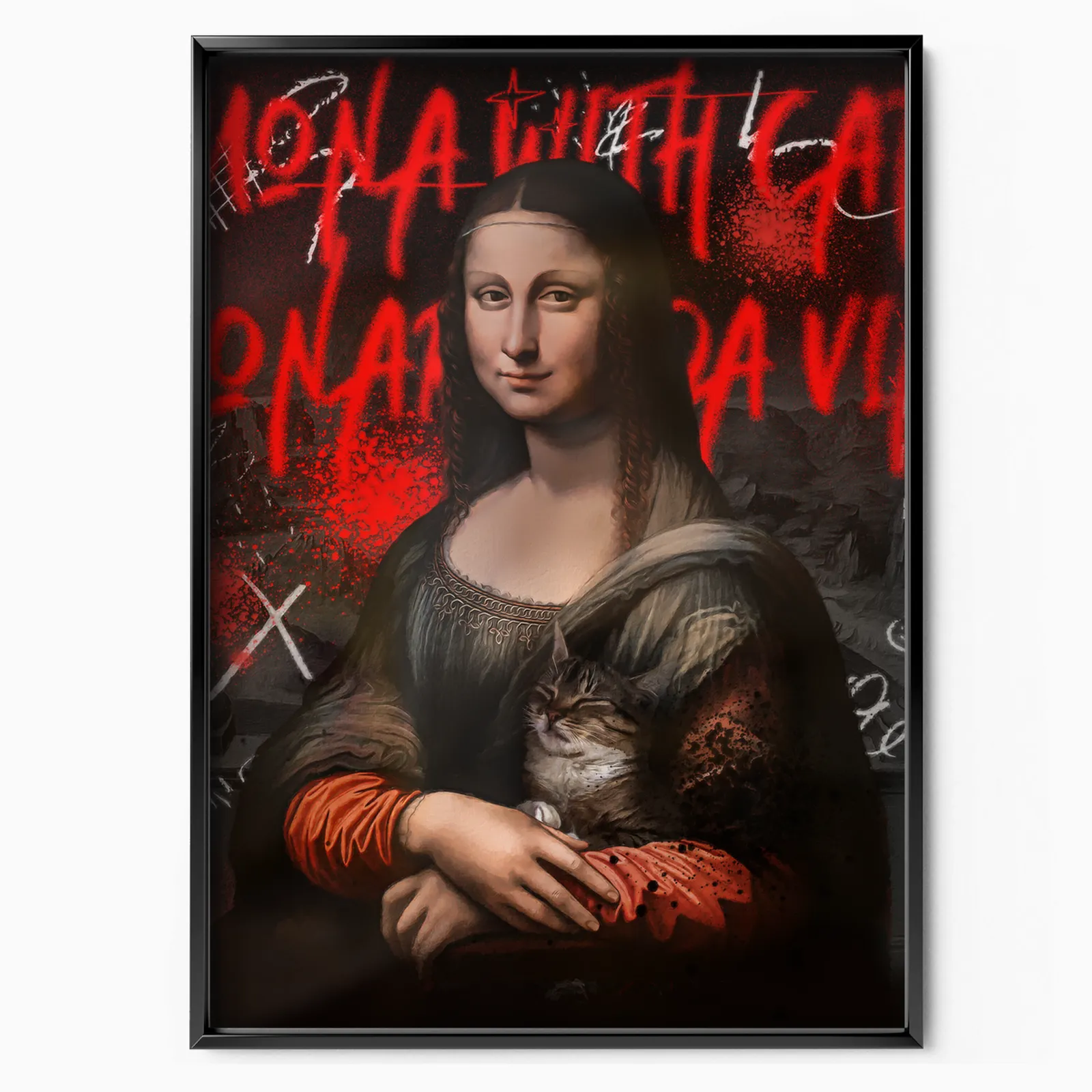 Mona Lisa poster, museum grade matte print