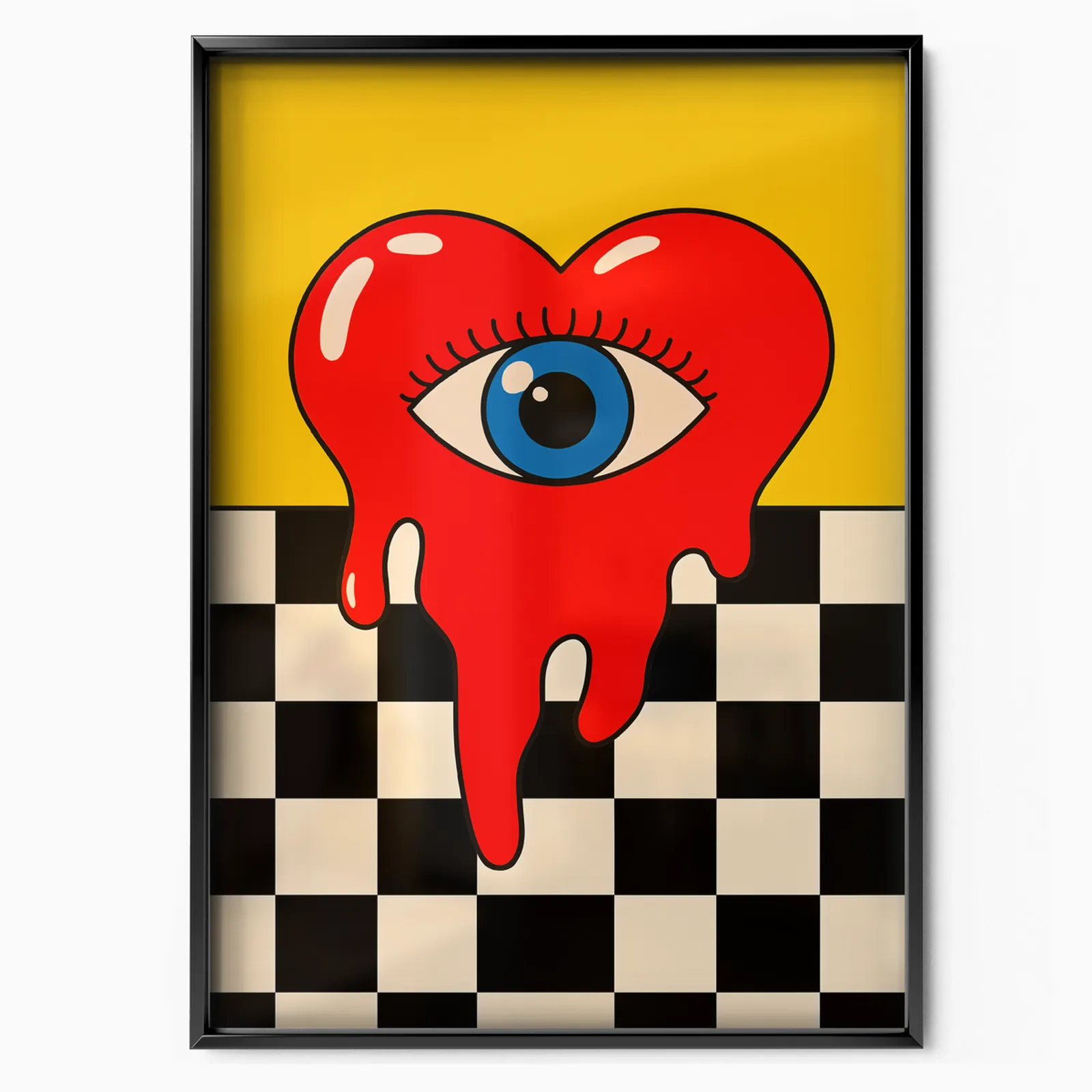Crying Eye poster, museum grade matte print