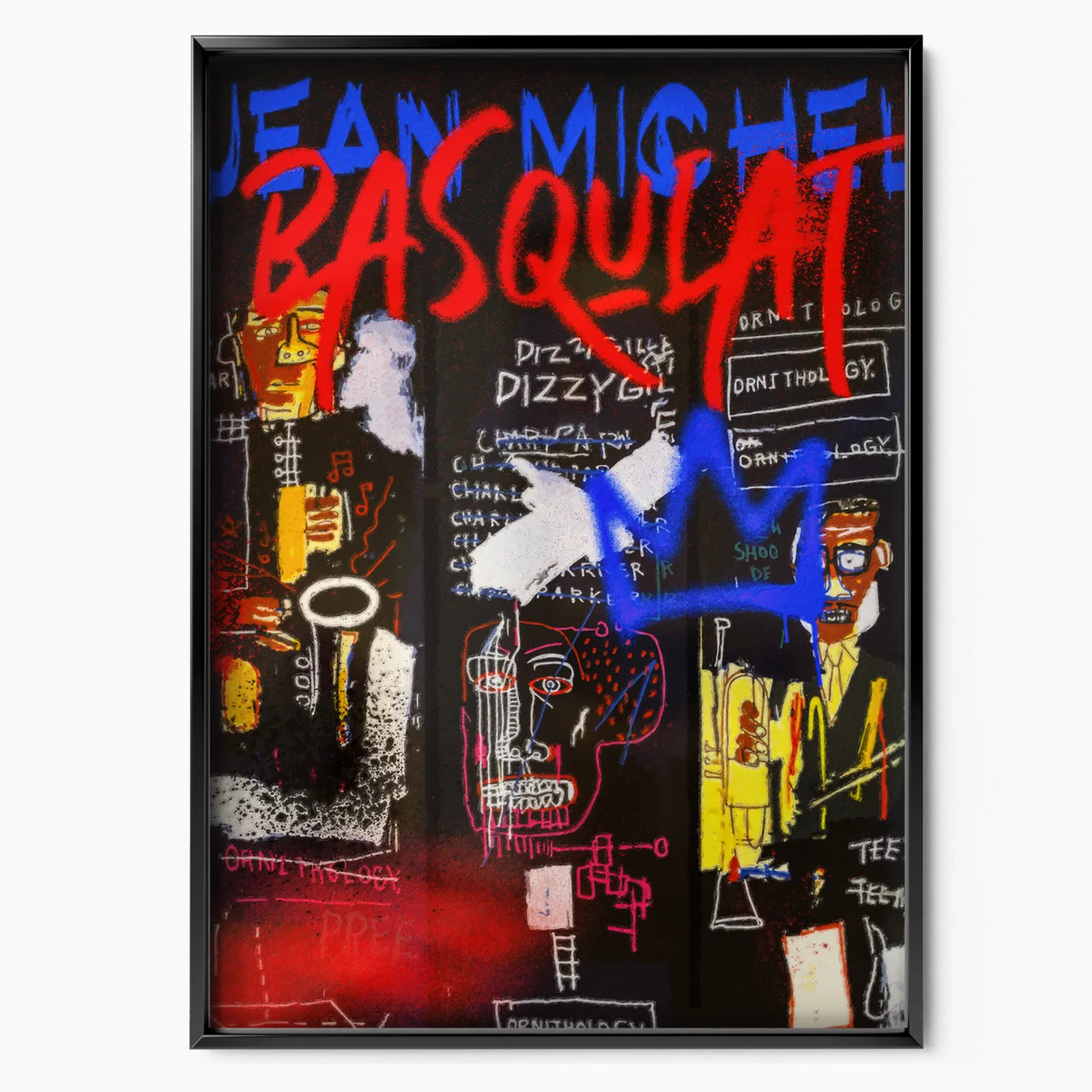 Graffiti Dizzy poster, museum grade matte print