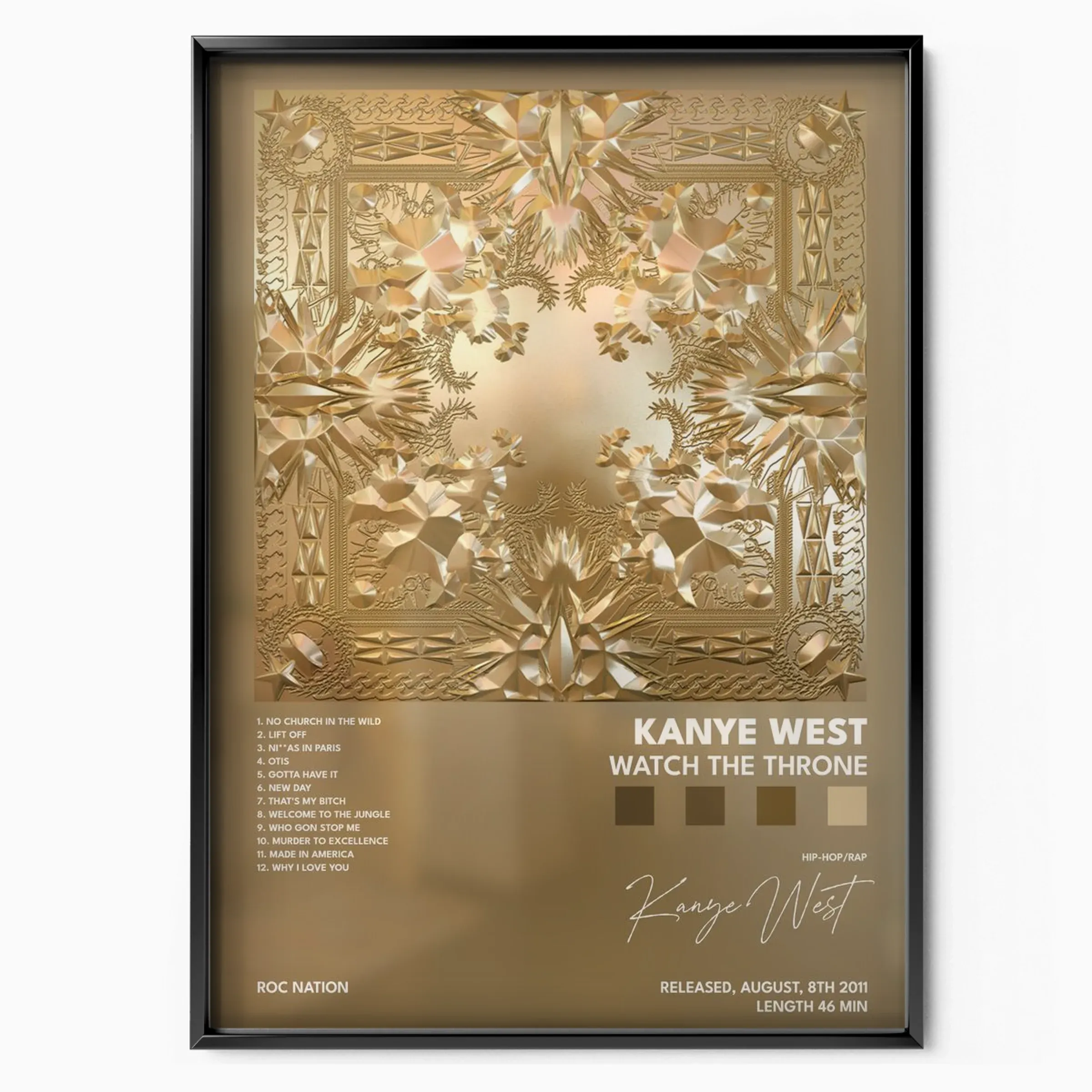 Watch the Throne poster