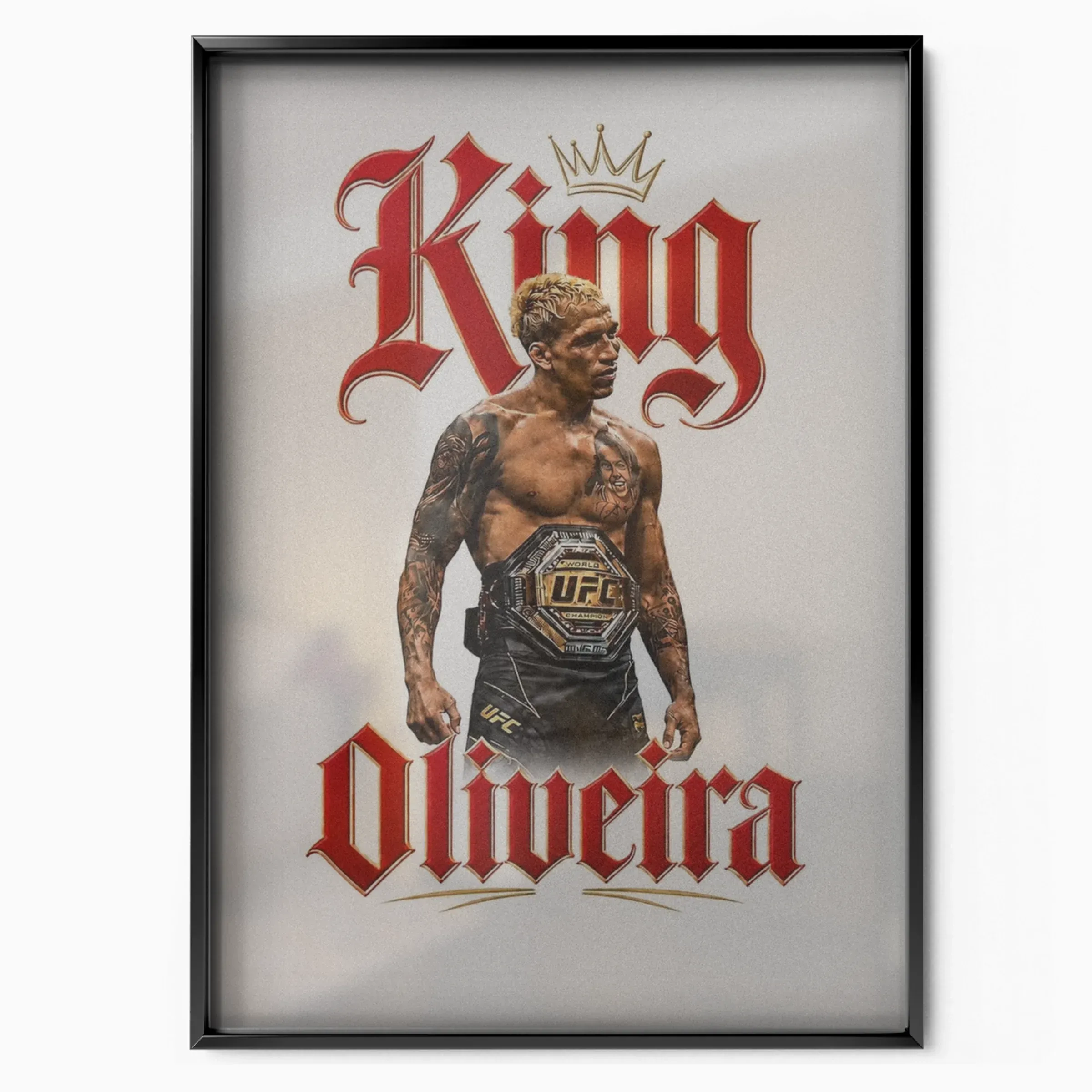 Charles Oliveira - King poster