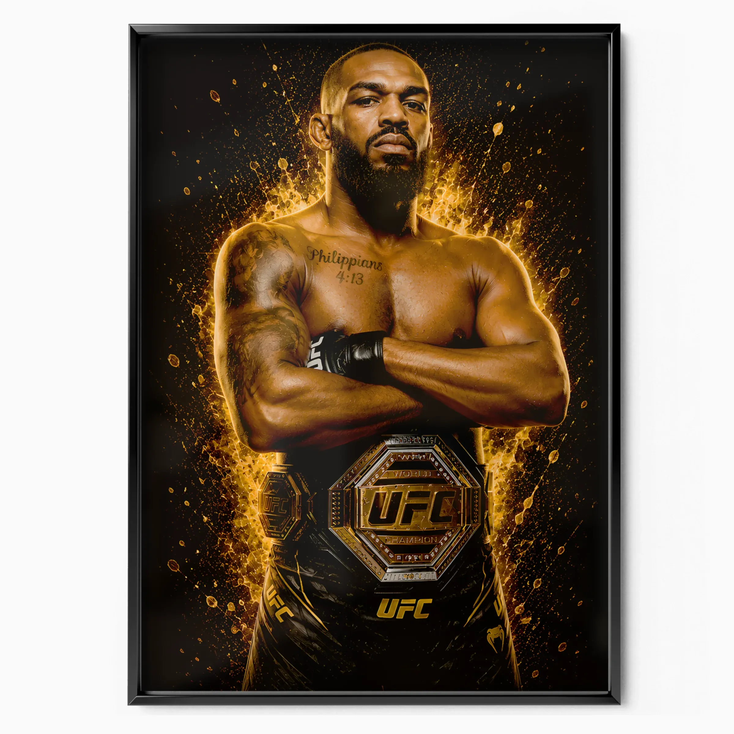 Jon Jones Poster - Bones poster, museum grade matte print