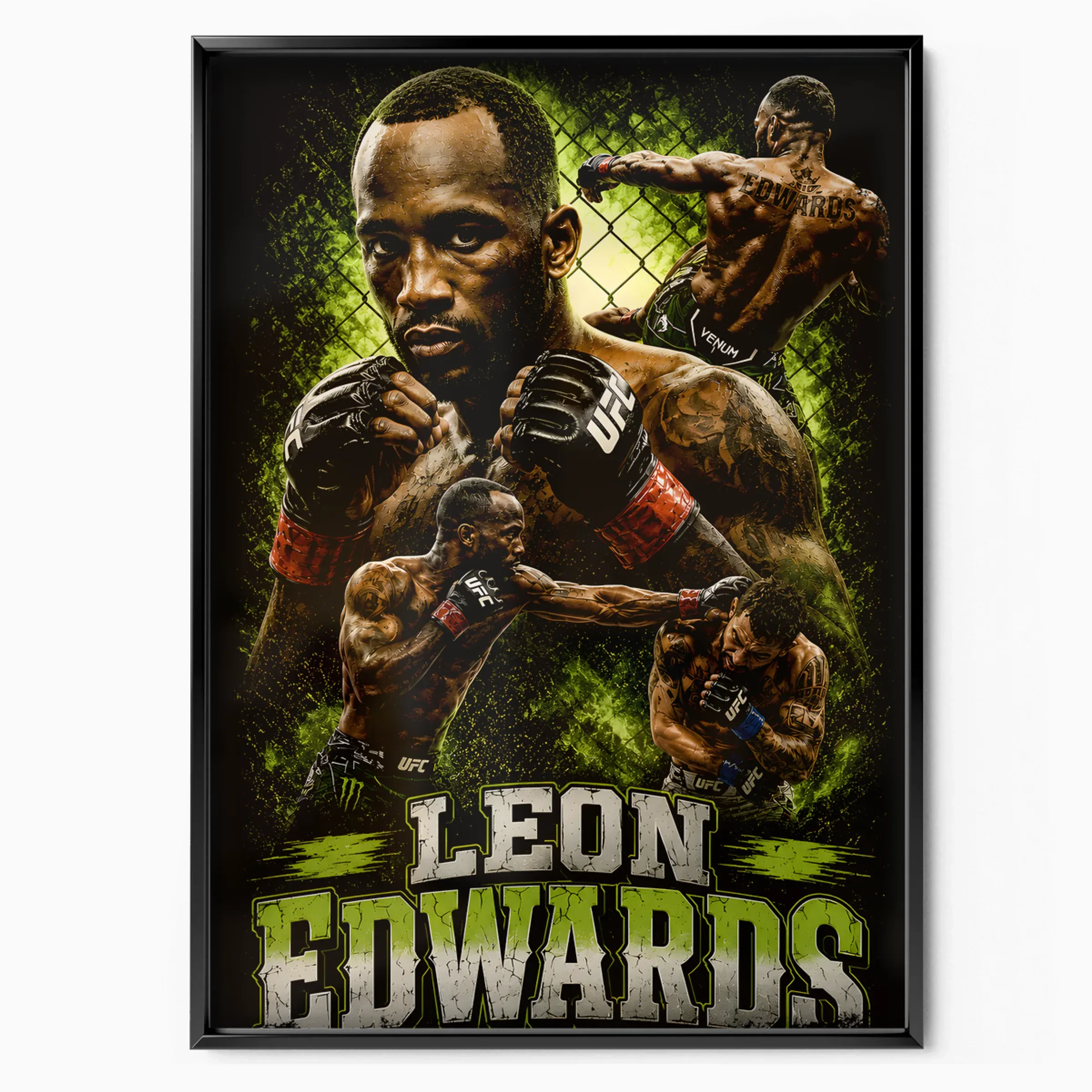 Leon Edwards Poster - Rocky poster, museum grade matte print