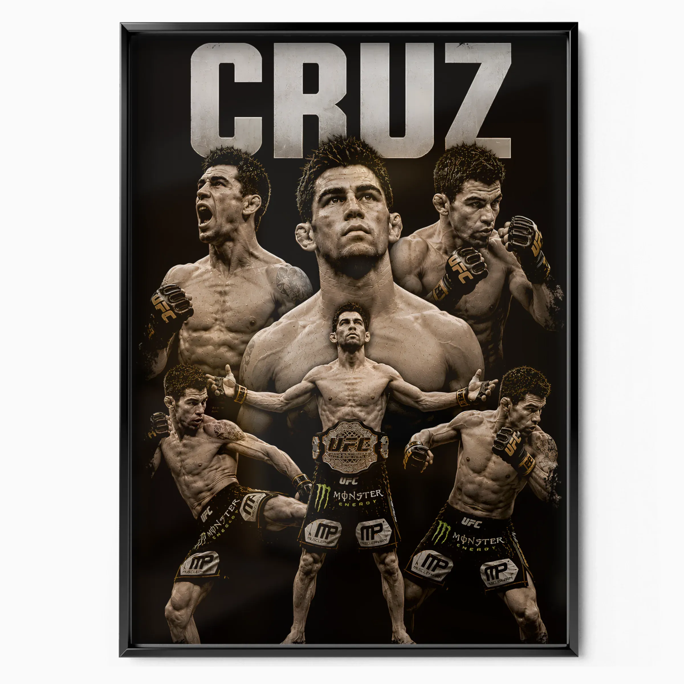 Dominick Cruz Poster - The Dominator poster, museum grade matte print