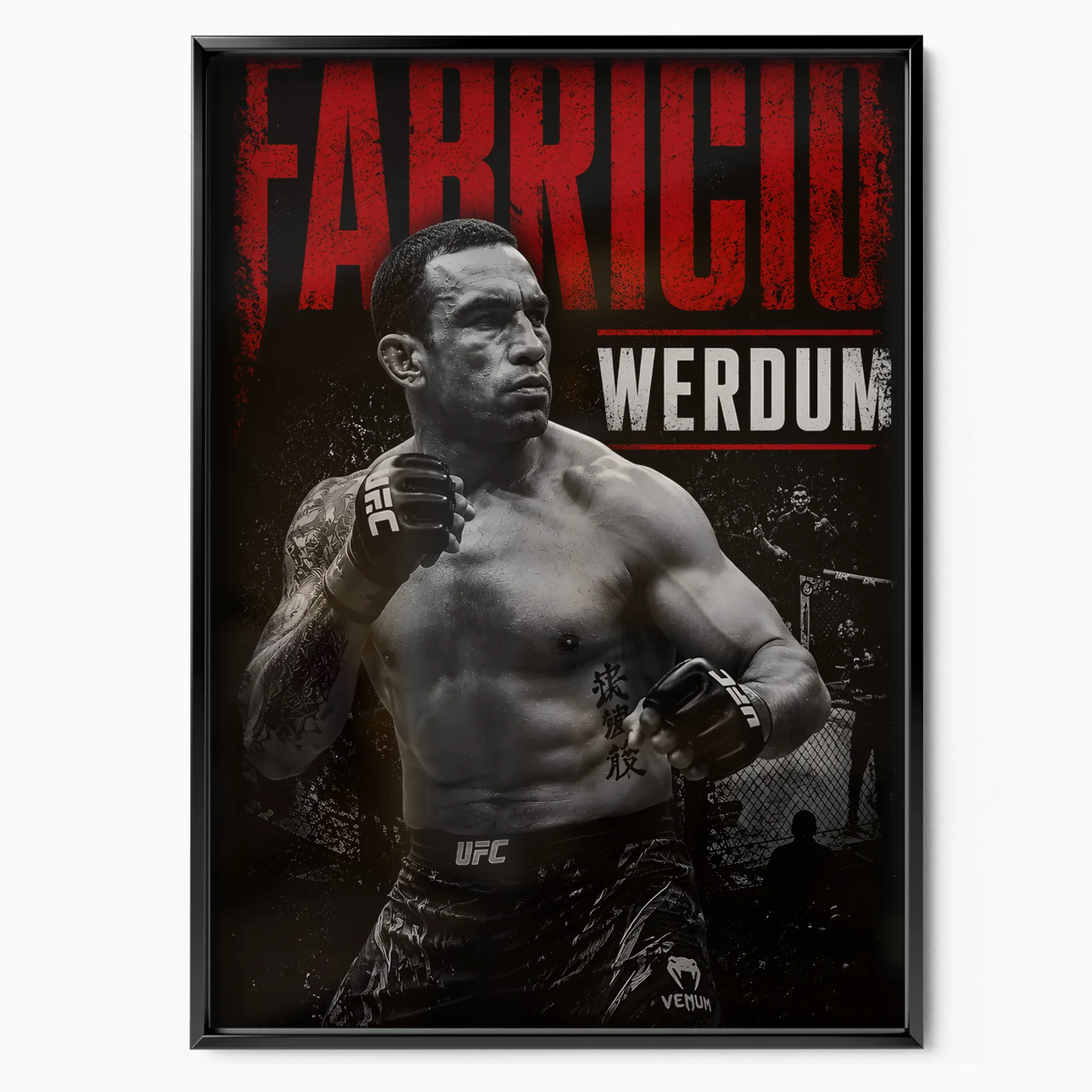 Fabricio Werdum Poster - Vai Cavalo poster, museum grade matte print