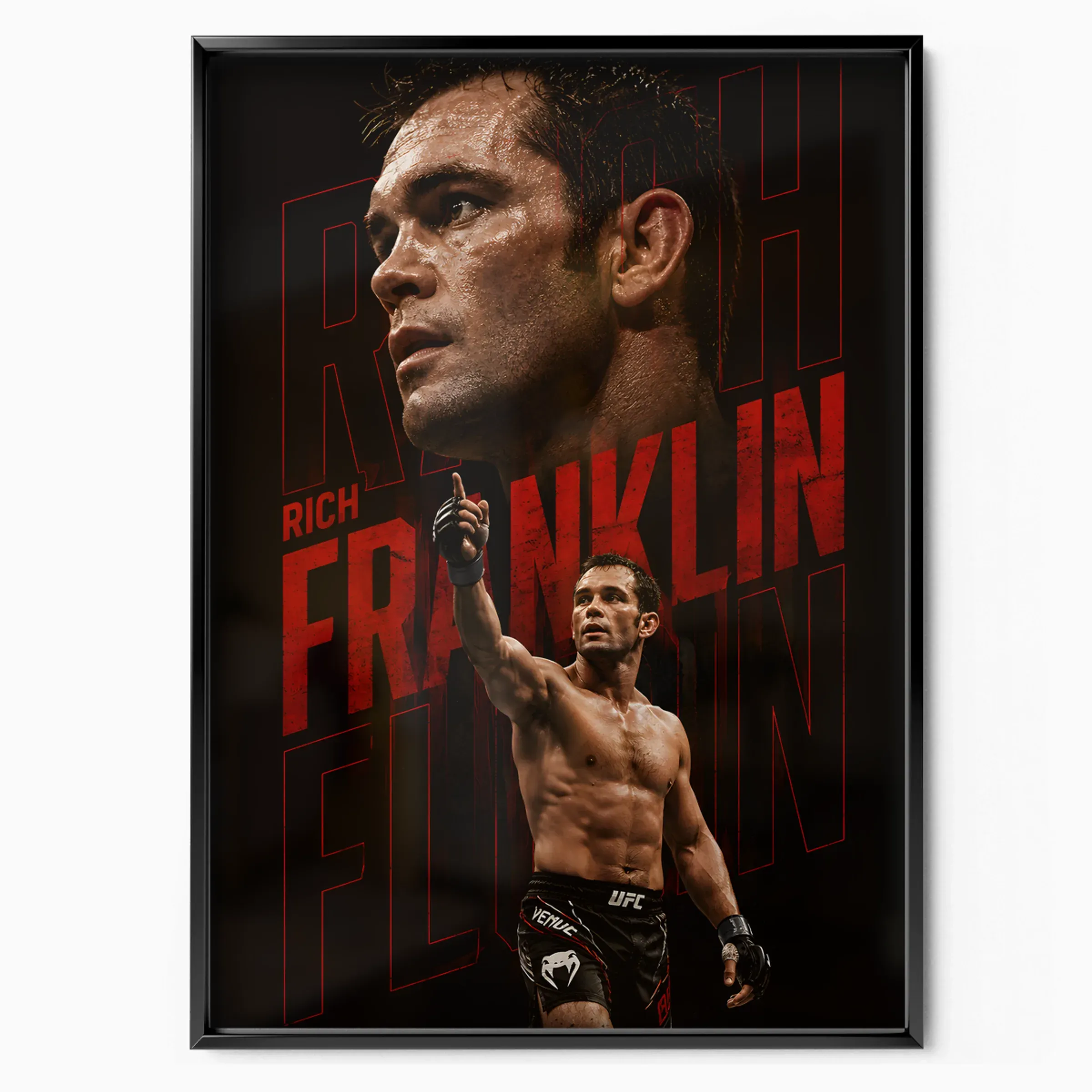 Rich Franklin Poster - Ace poster, museum grade matte print