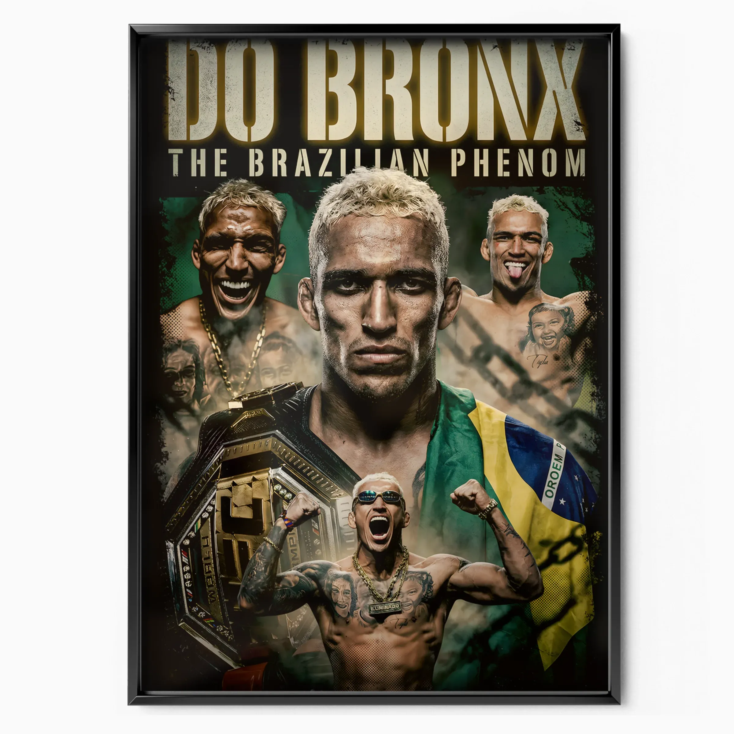 Charles Oliveira Poster - Brazilian Phenom poster, museum grade matte print