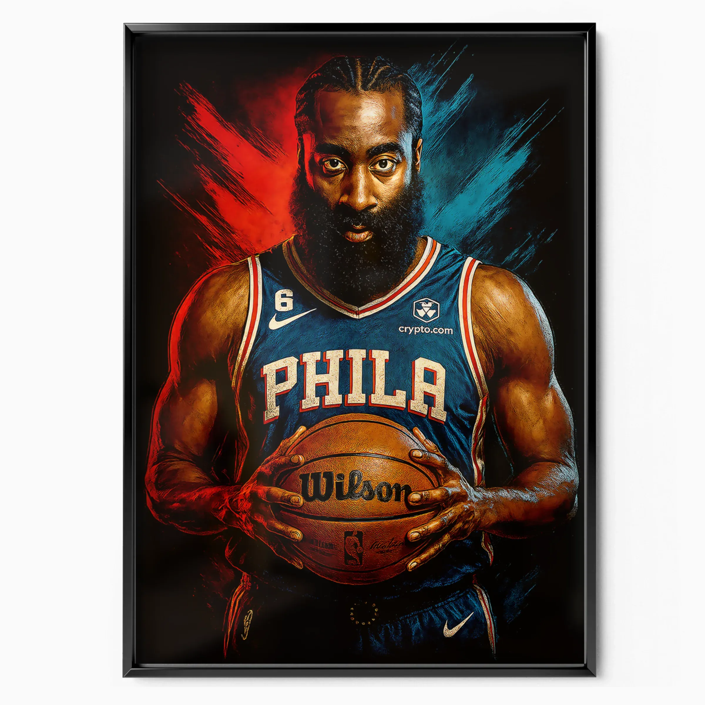 James Harden Poster - Sixers poster