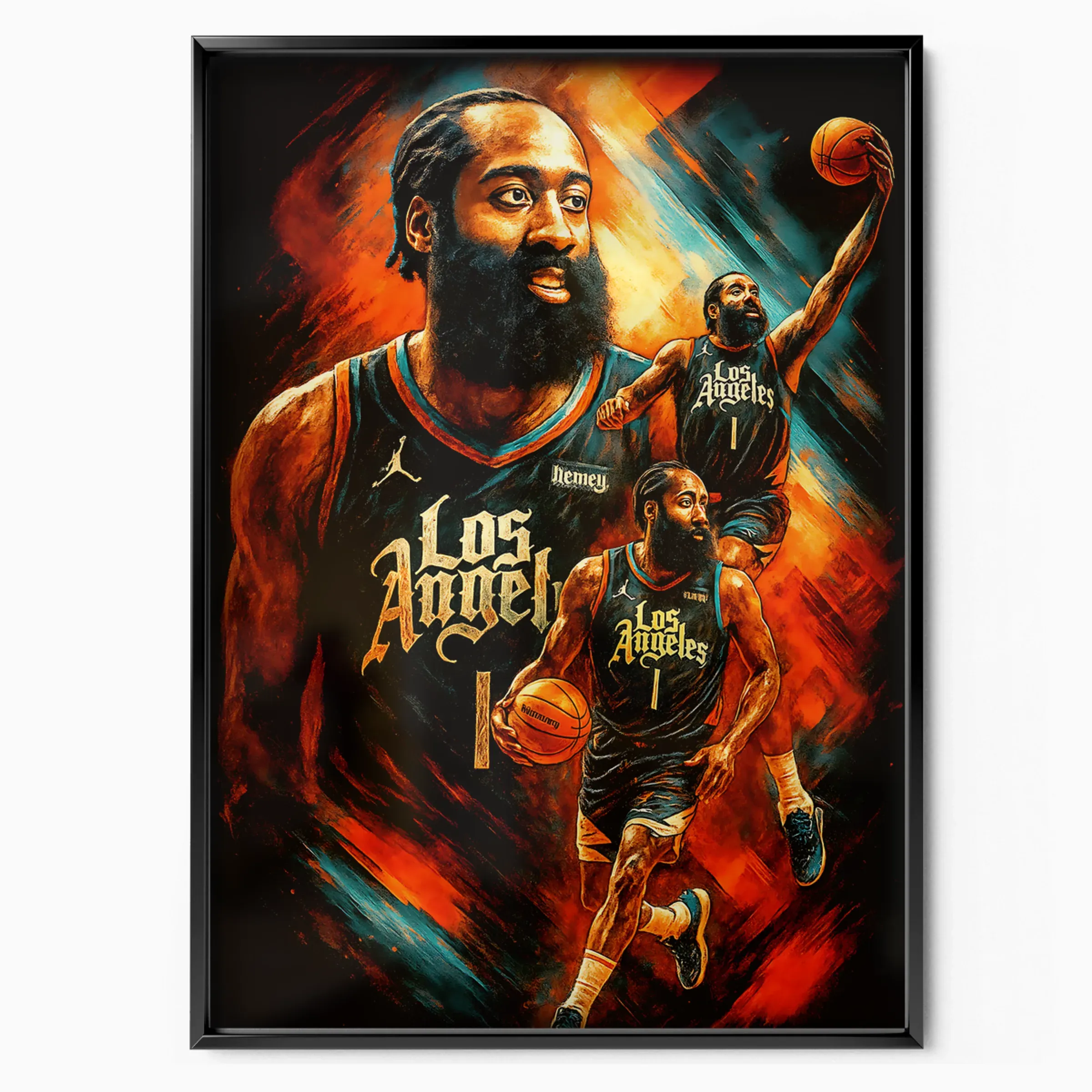 James Harden Poster - Clippers poster