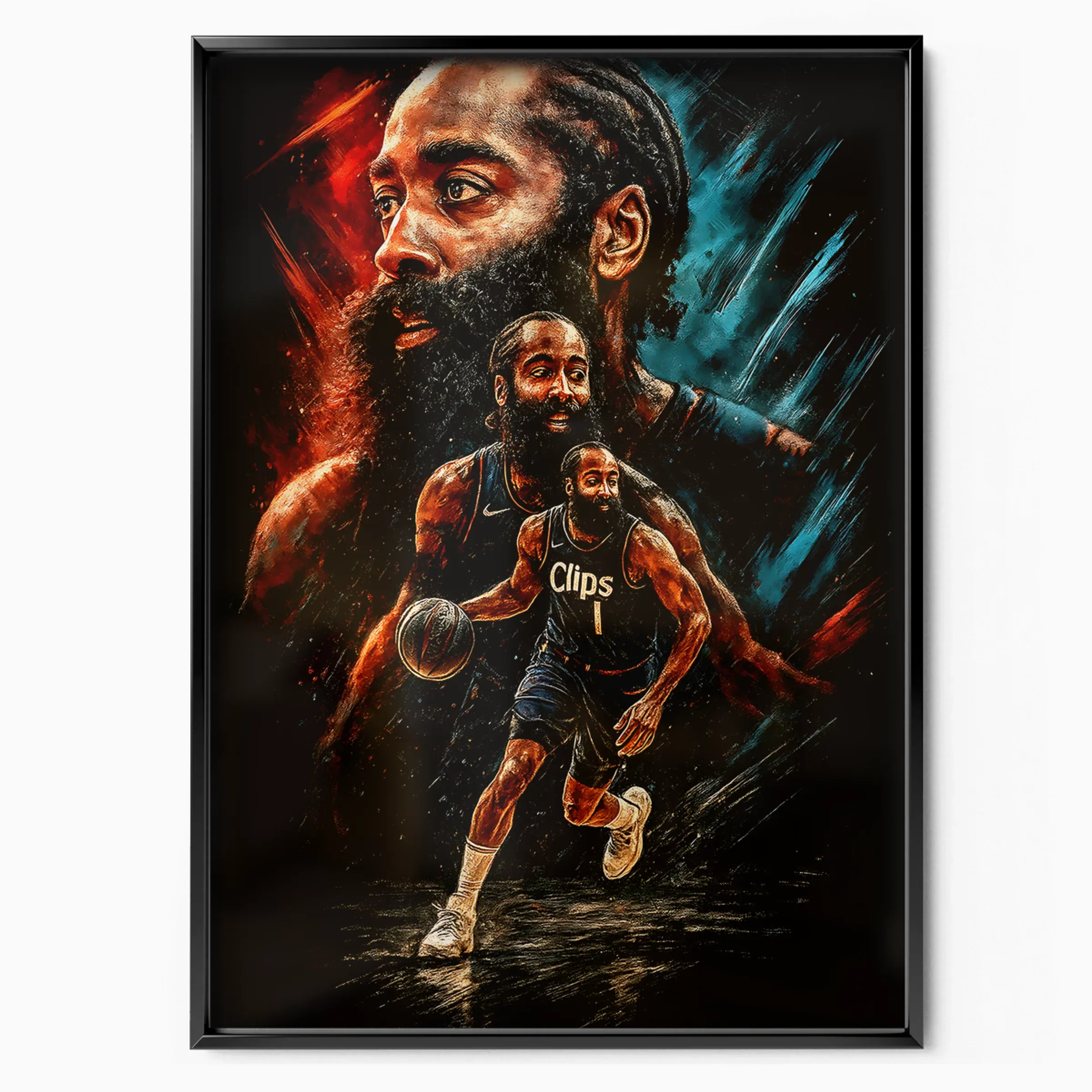 James Harden Poster - LA Clippers poster