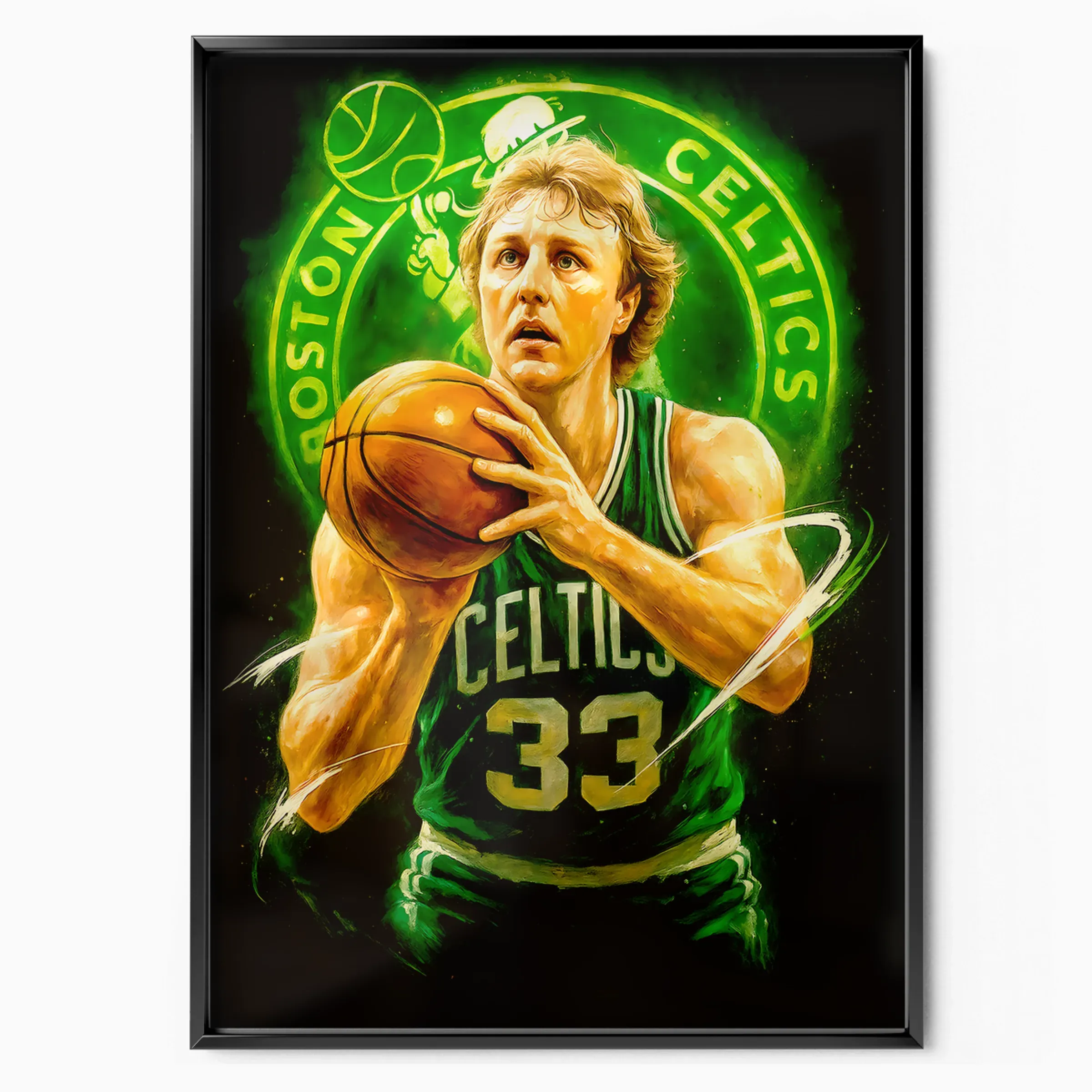 Larry Bird Poster - Celtics 33 poster
